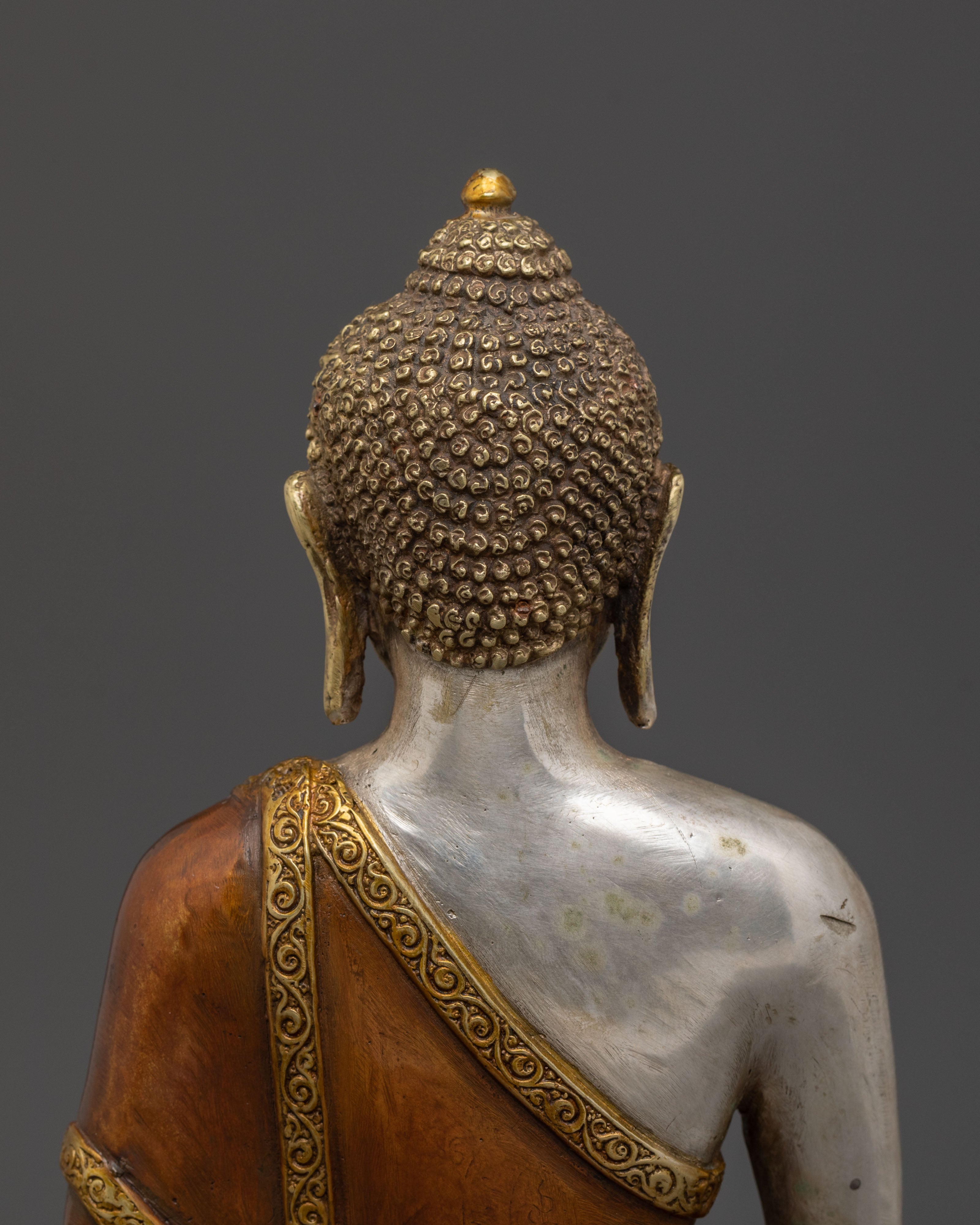 Shakyamuni Buddha Sacred Statue on Lotus Base