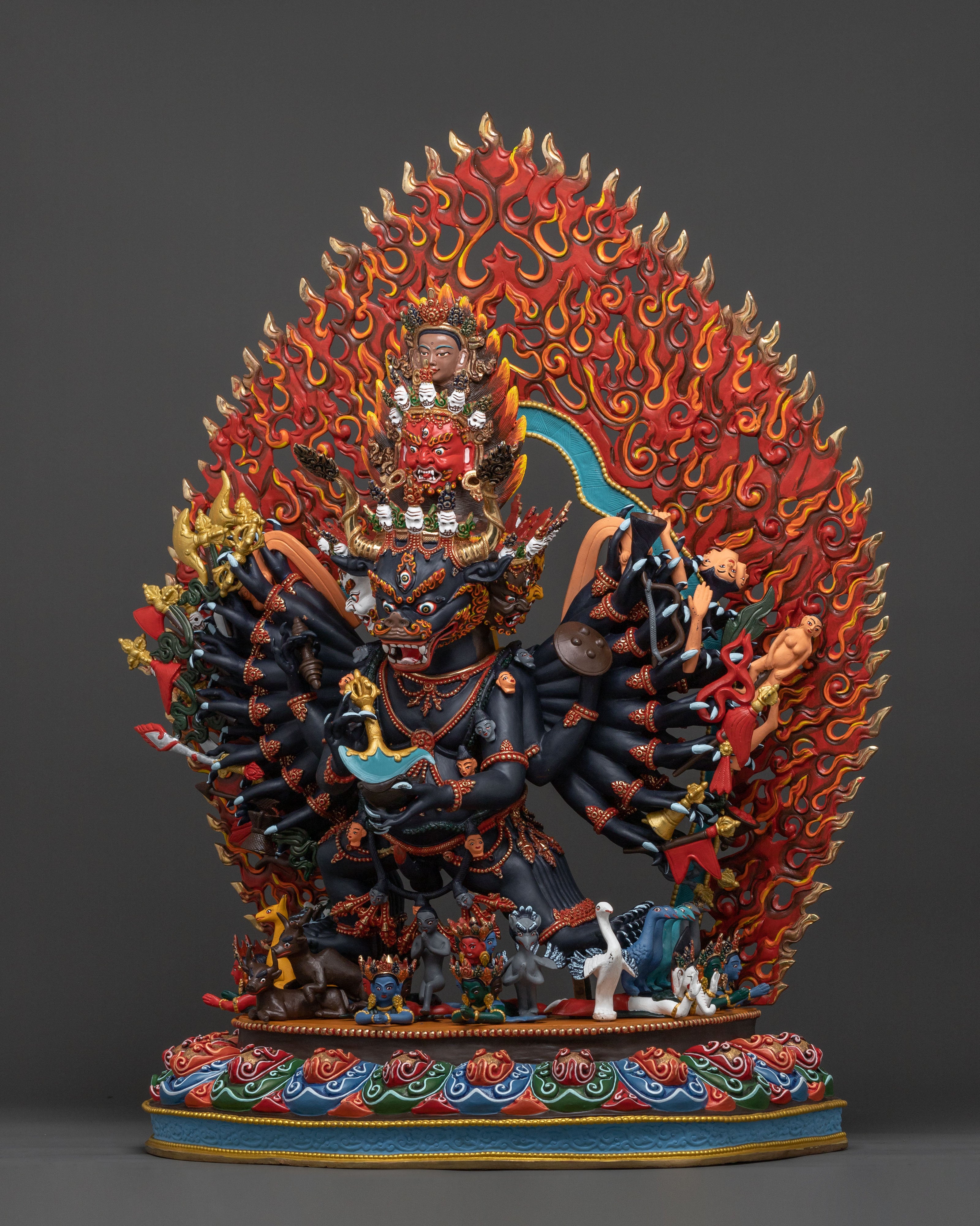 Meditation Deity Yamantaka Statue | Wrathful Buddha of Wisdom