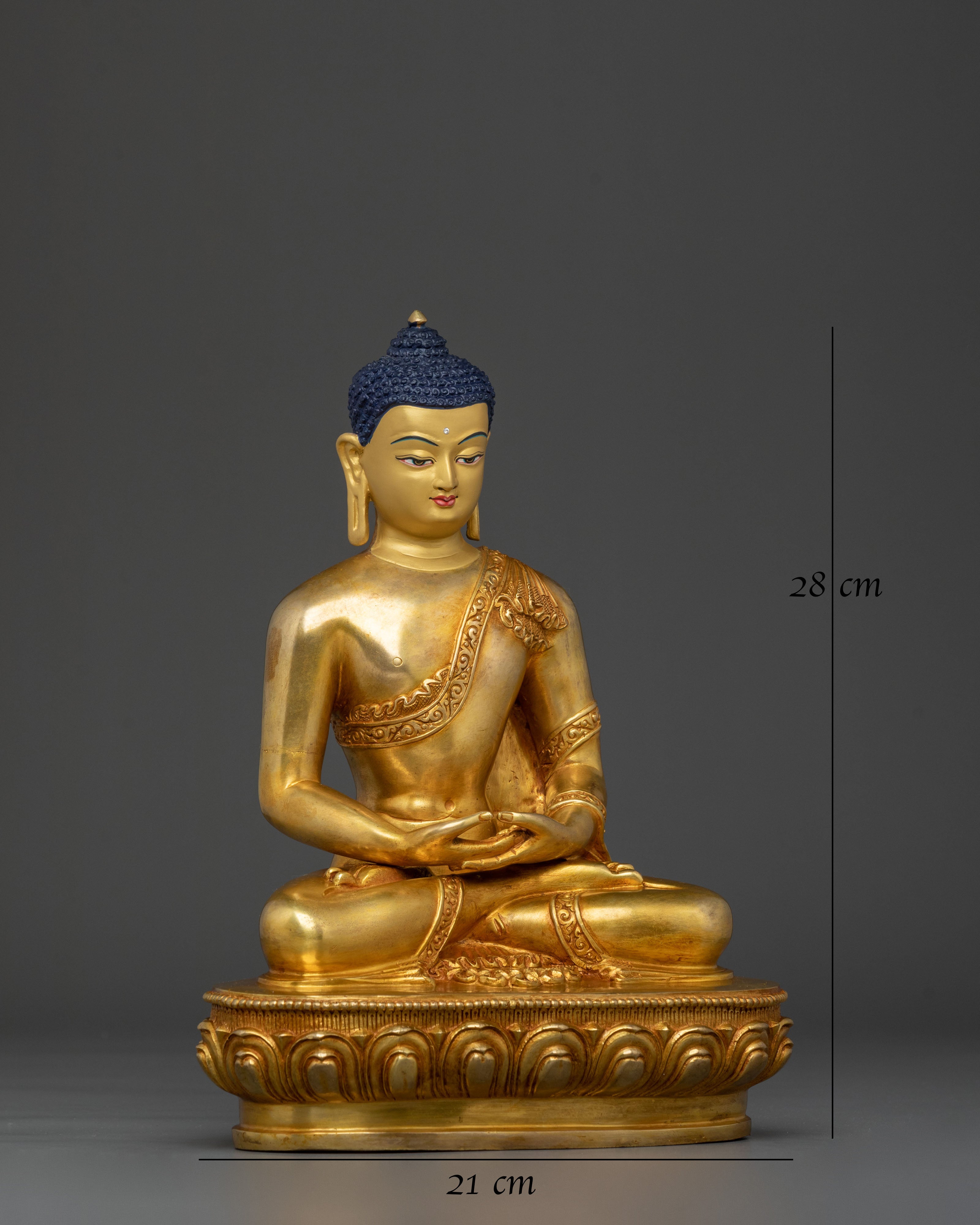 Pure Land Buddhist Statue of Amitabha Buddha: Buddhist Decor