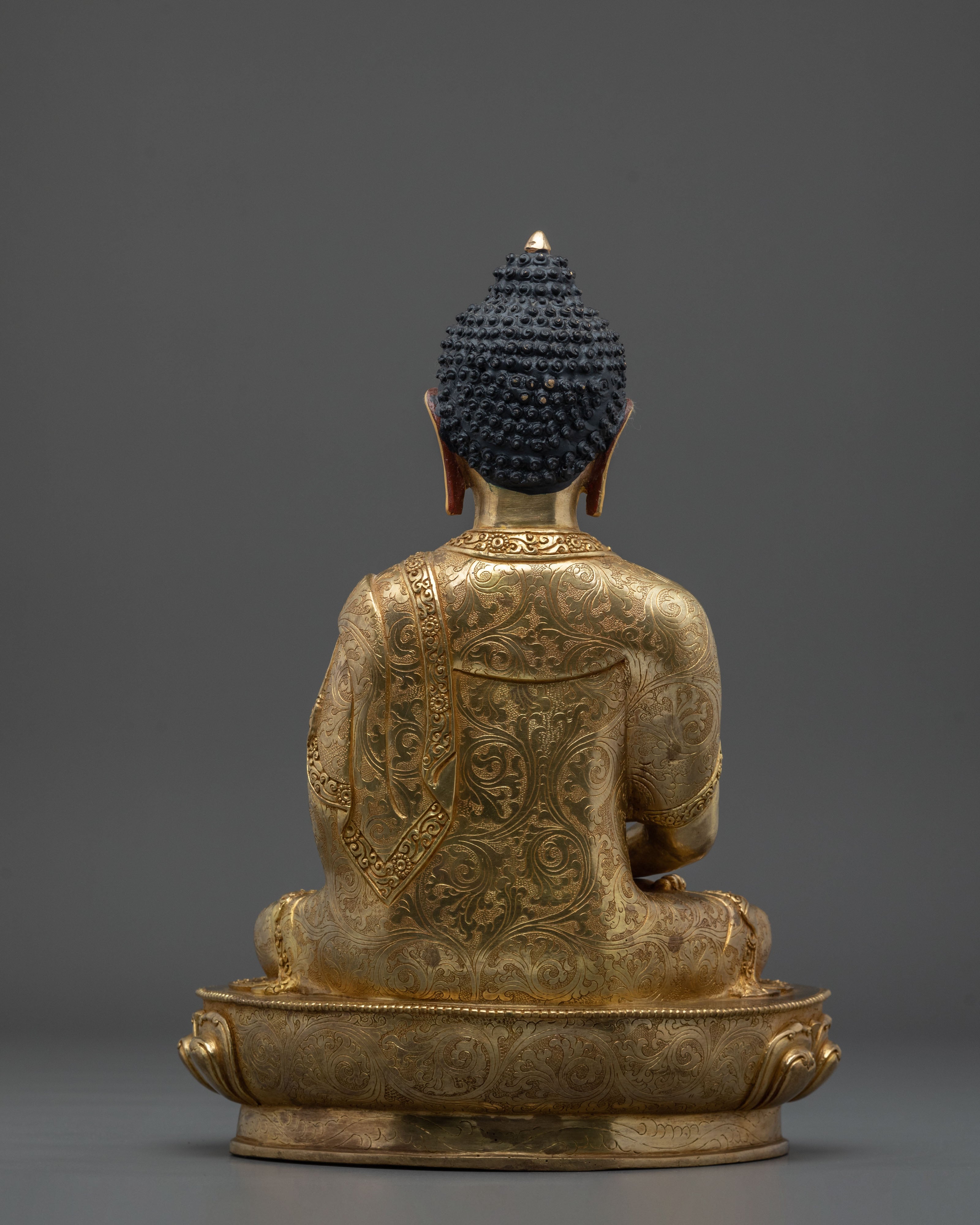 Amitabha Buddha Sculpture | 24k Gold-Coated Sculpture