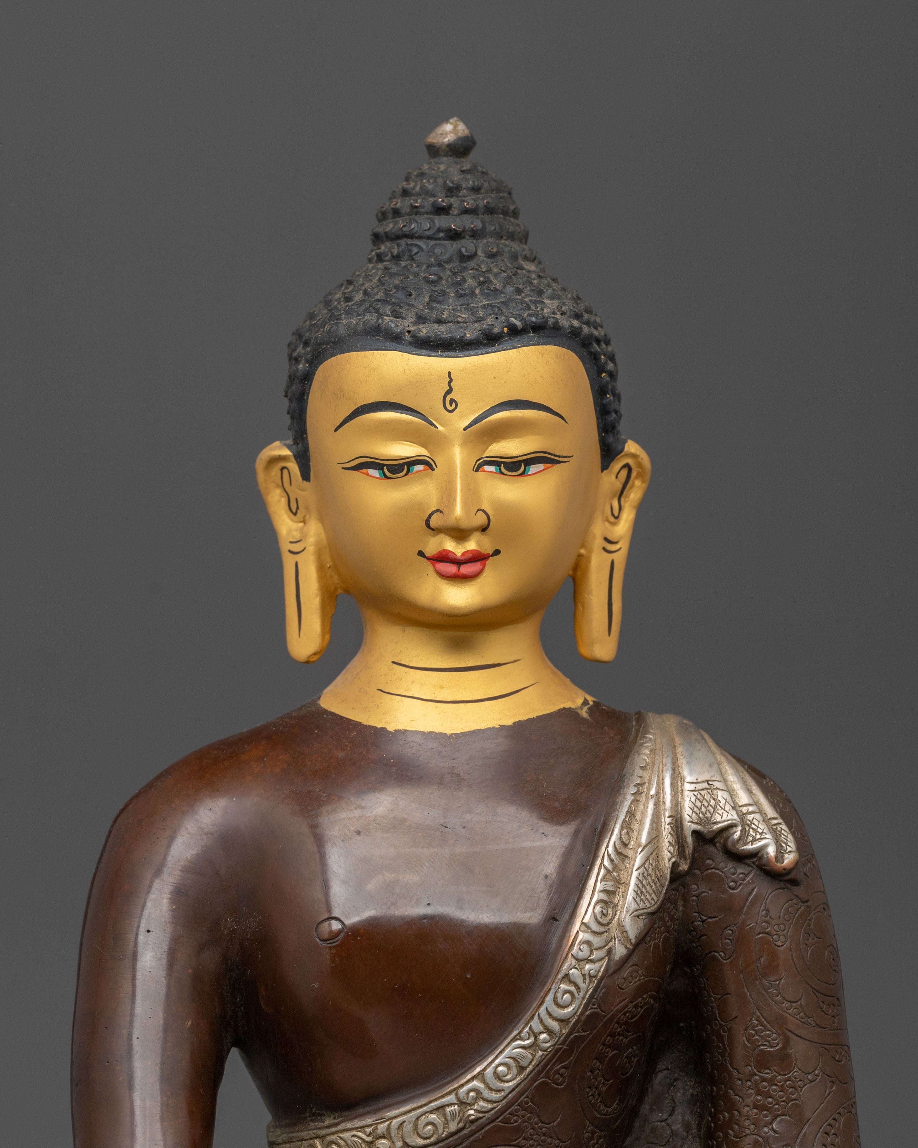 Handcrafted Shakyamuni Buddha Statue | Majestic Figurine