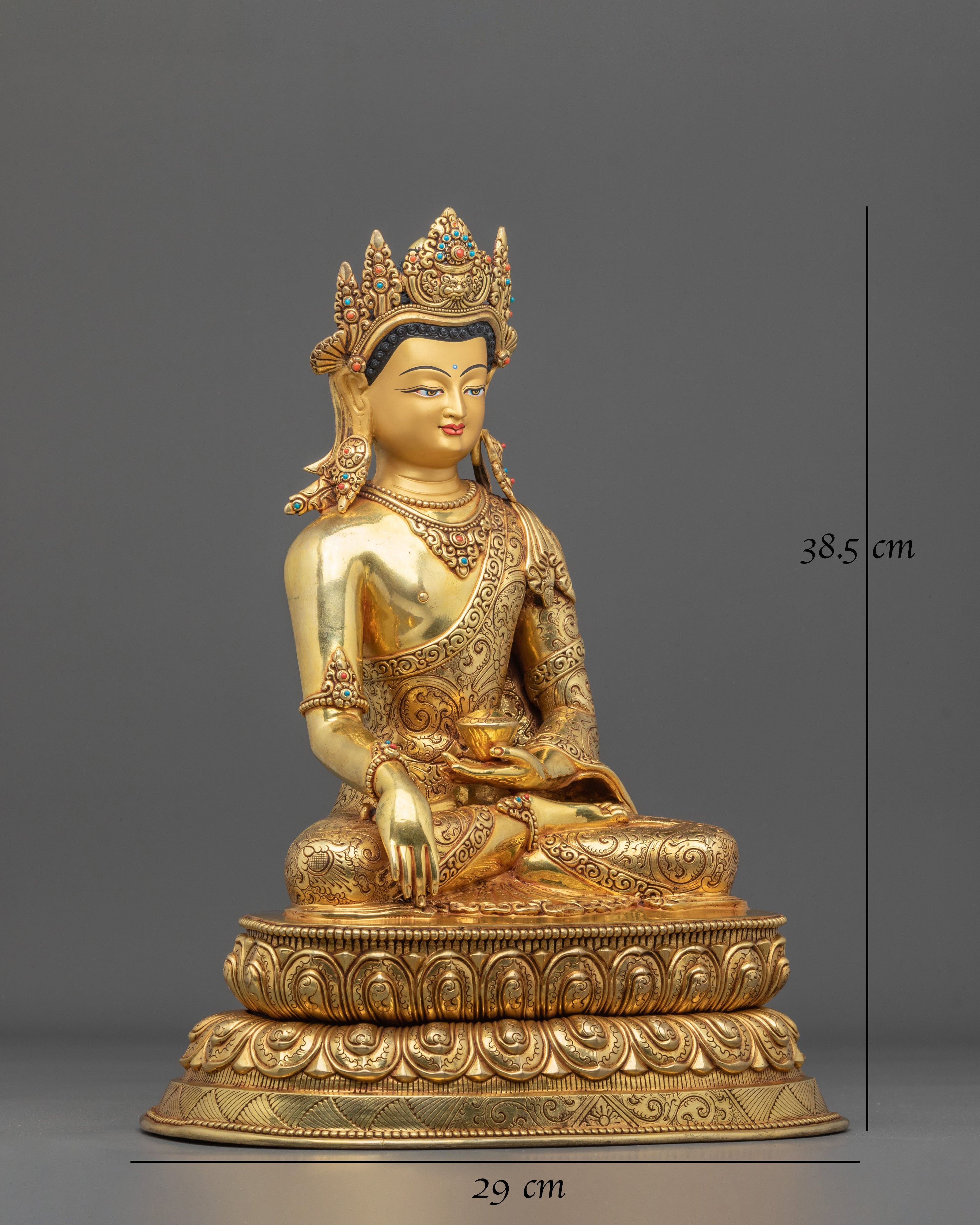 Crown Shakyamuni Buddha Statue | Founder of Buddhism