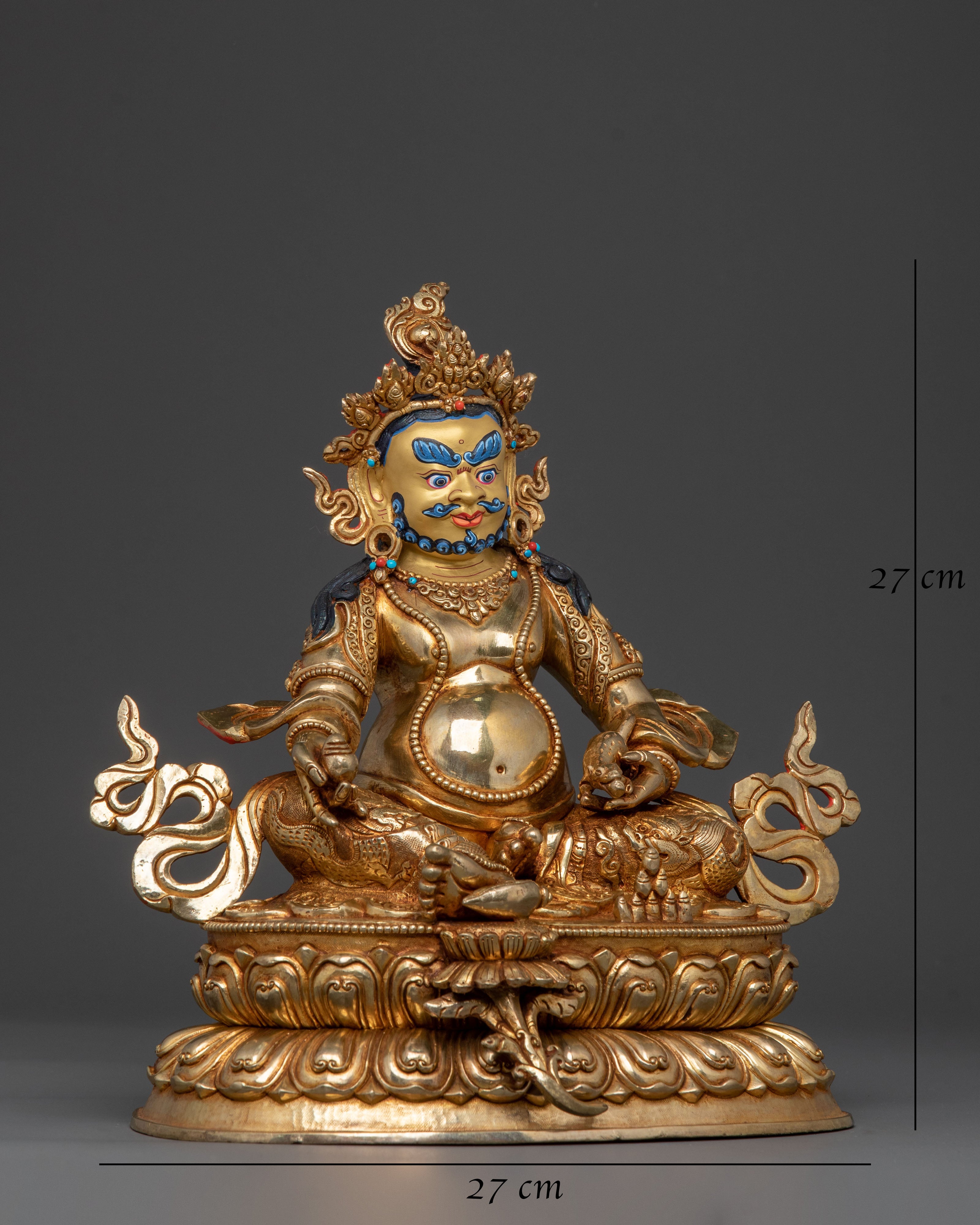 Dzambhala Handcrafted Figurine: Wealth Deity of Prosperity