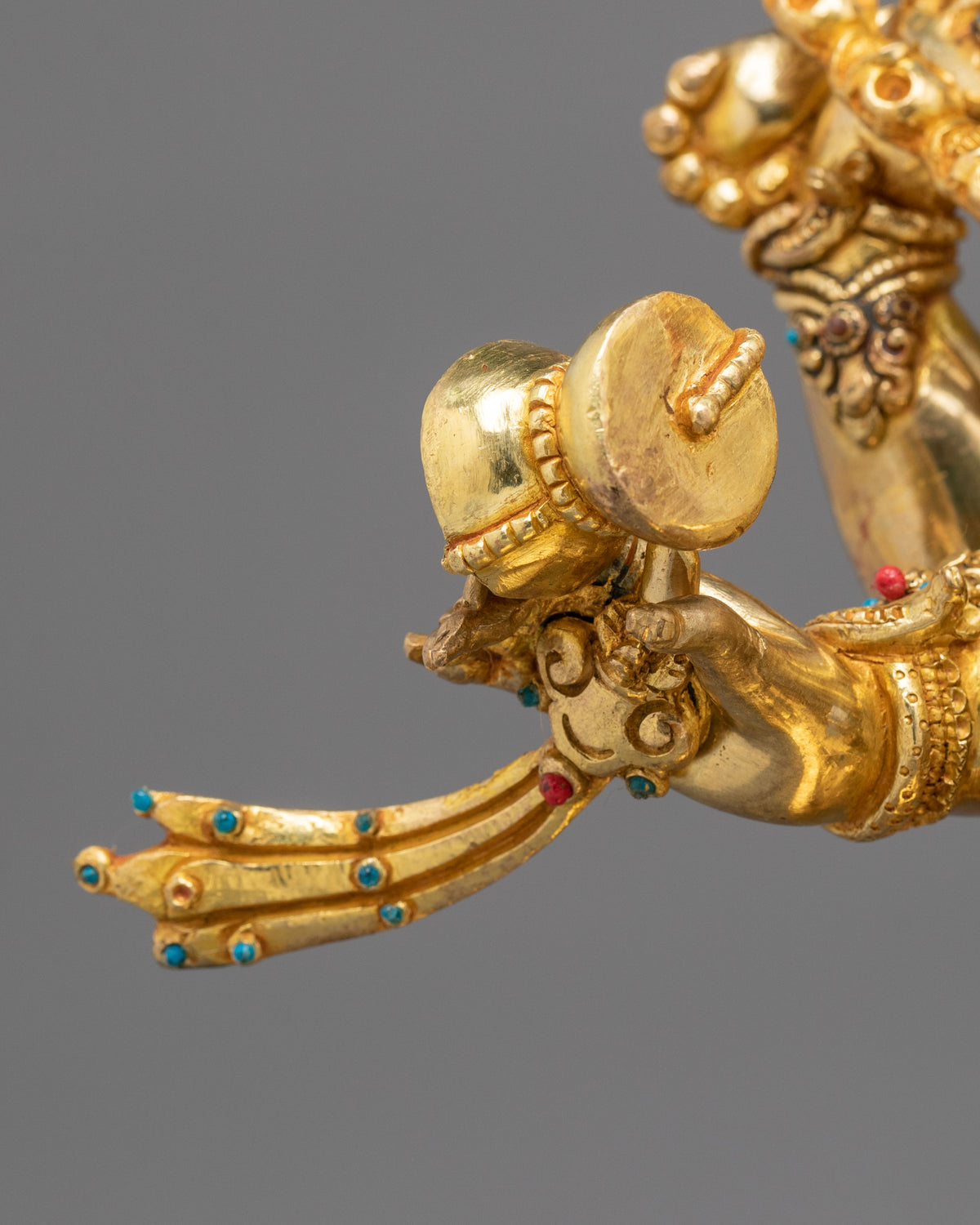 Six Armed Mahakala Copper Figurine | Tibetan Buddhist Protector