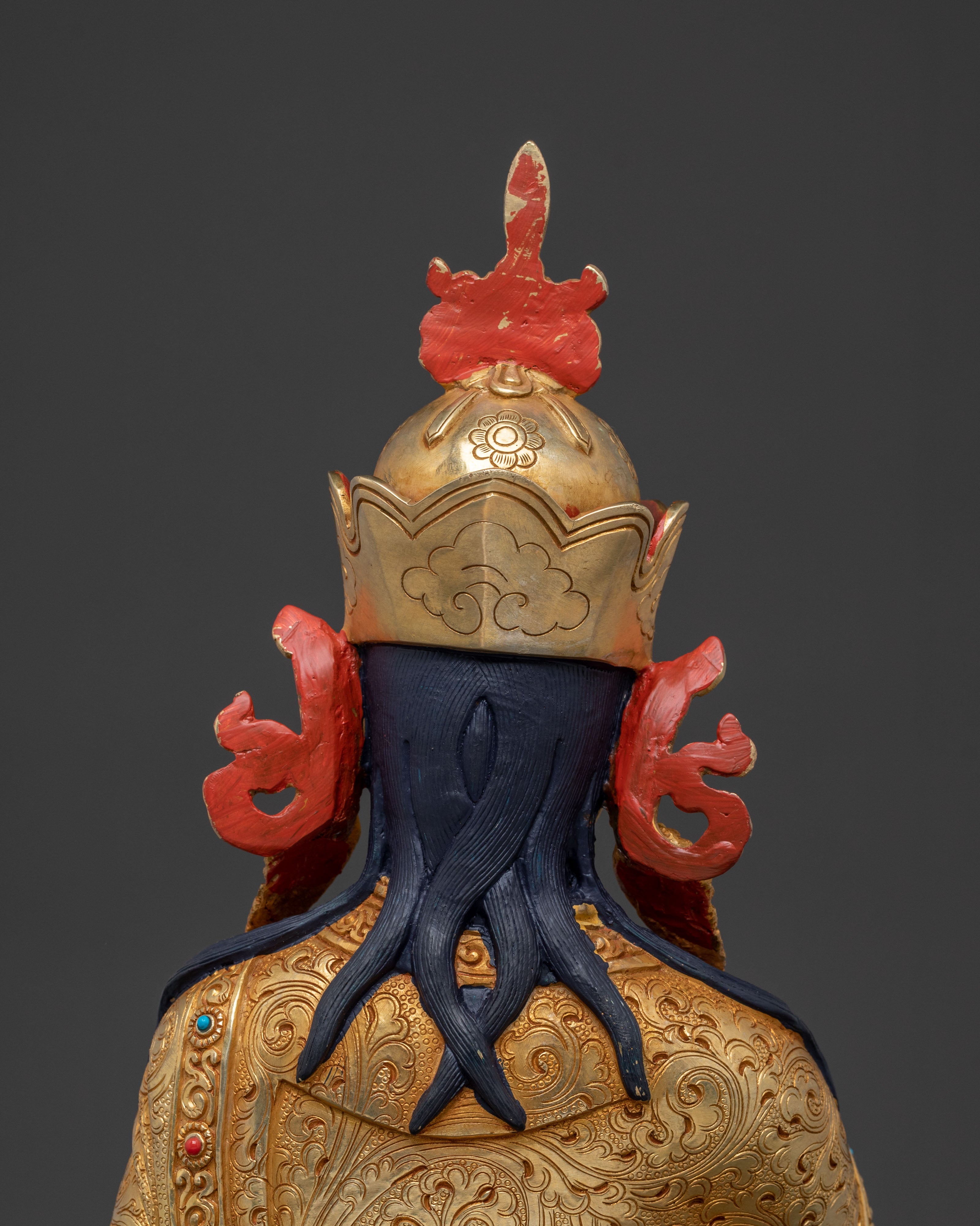 Guru Rinpoche Himalayan Sculpture | Buddhist Shrine Decor