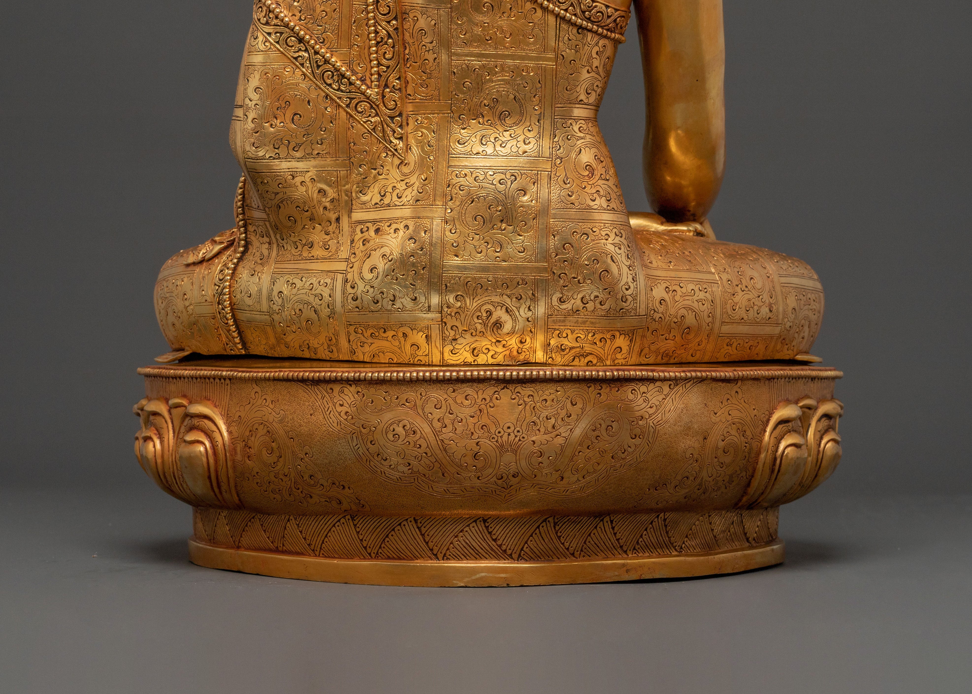Shakyamuni Buddha Golden Statue | Spiritual Decor