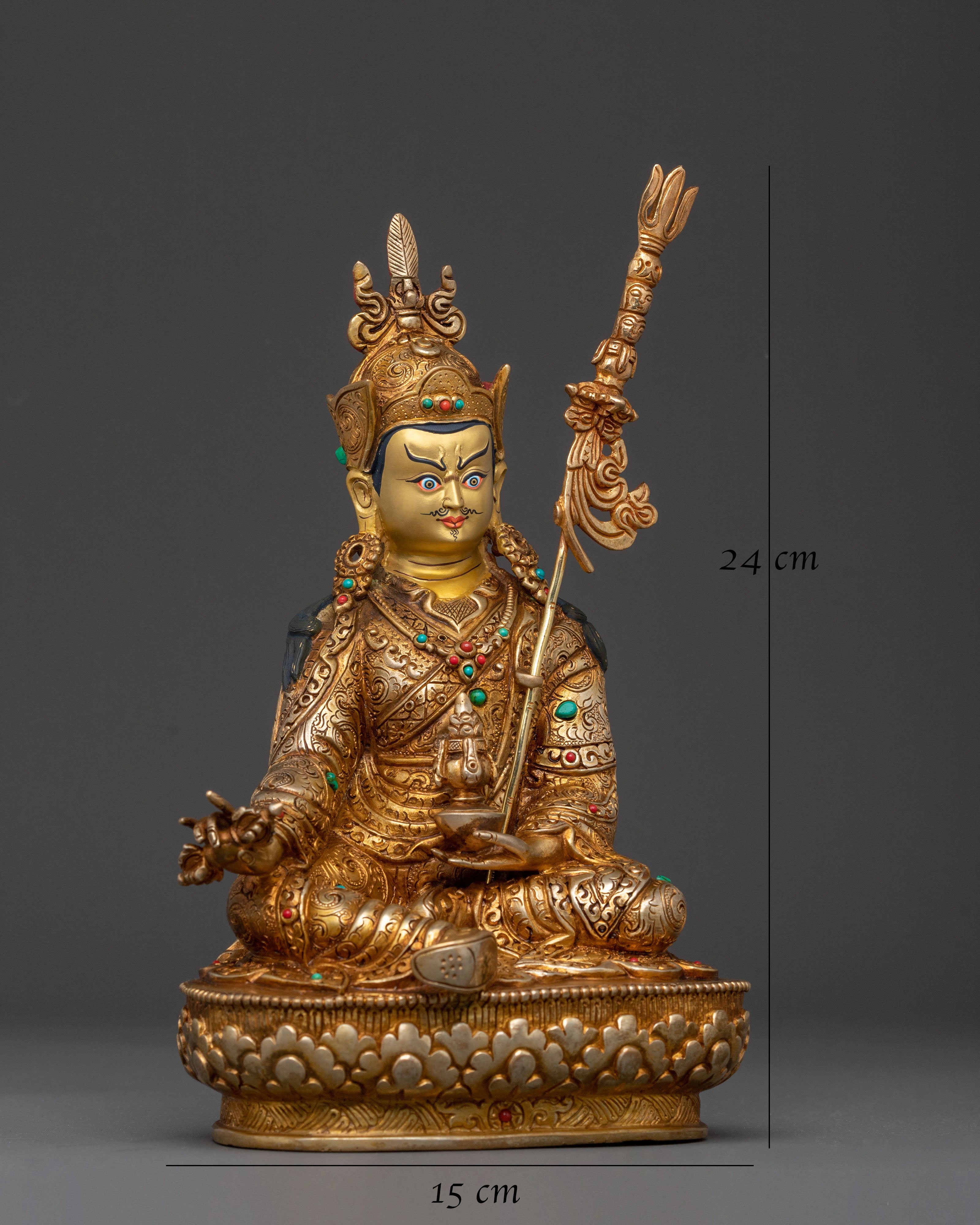 Guru Rinpoche Sacred Statue | Spiritual Figurine