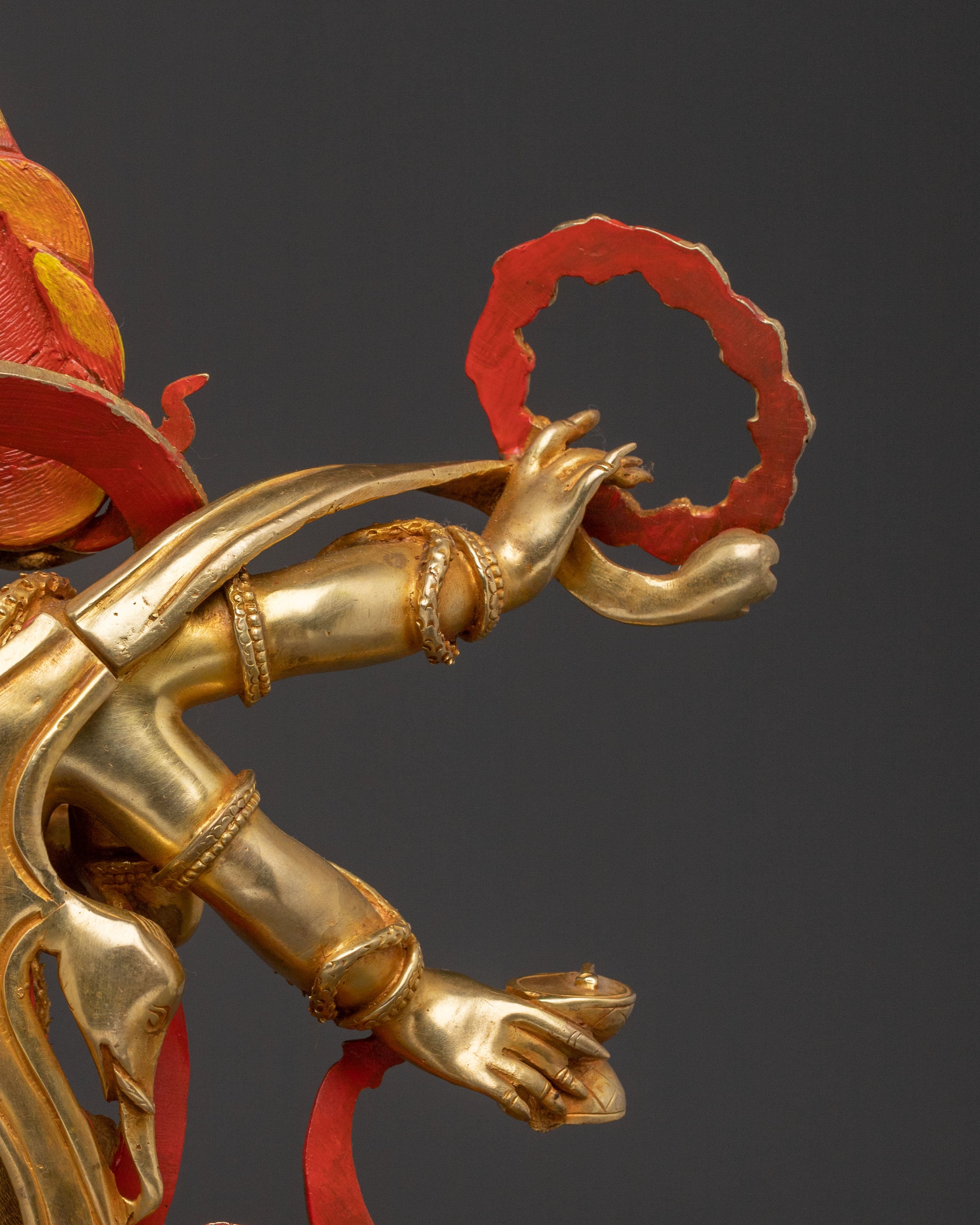 Six Armed Mahakala Traditional Statue | Sacred Icon