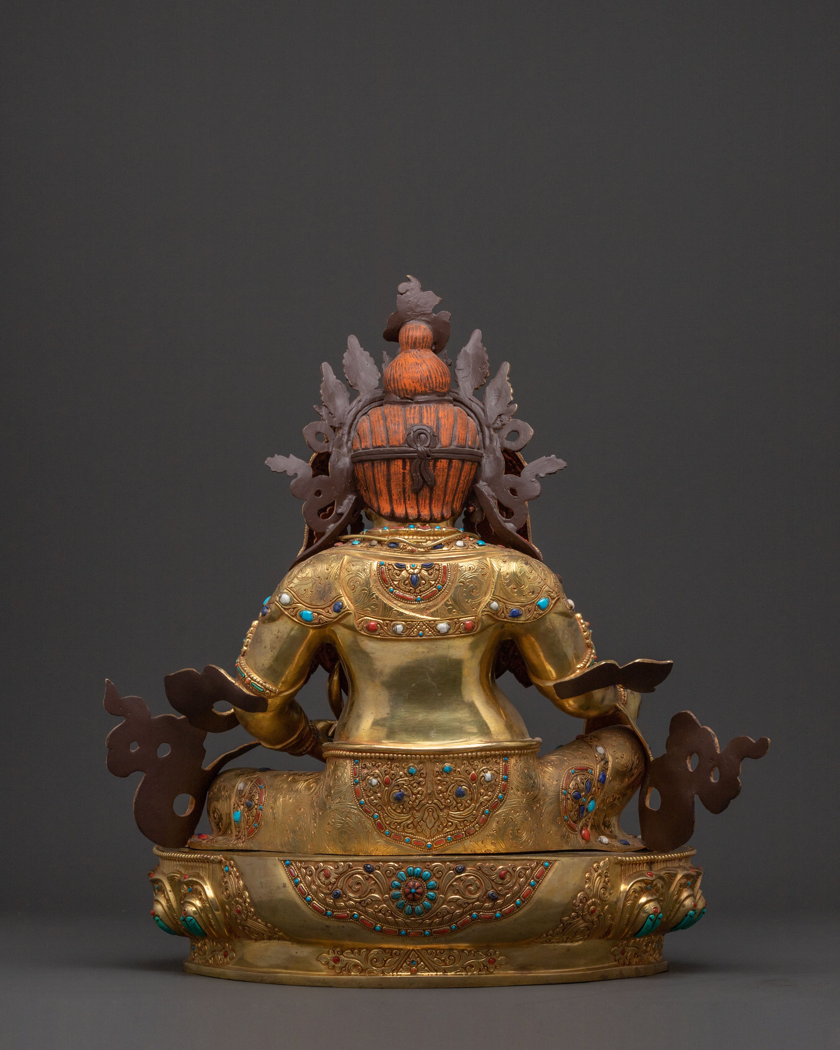 Zambhala Golden Statue | Guardian of Abundance
