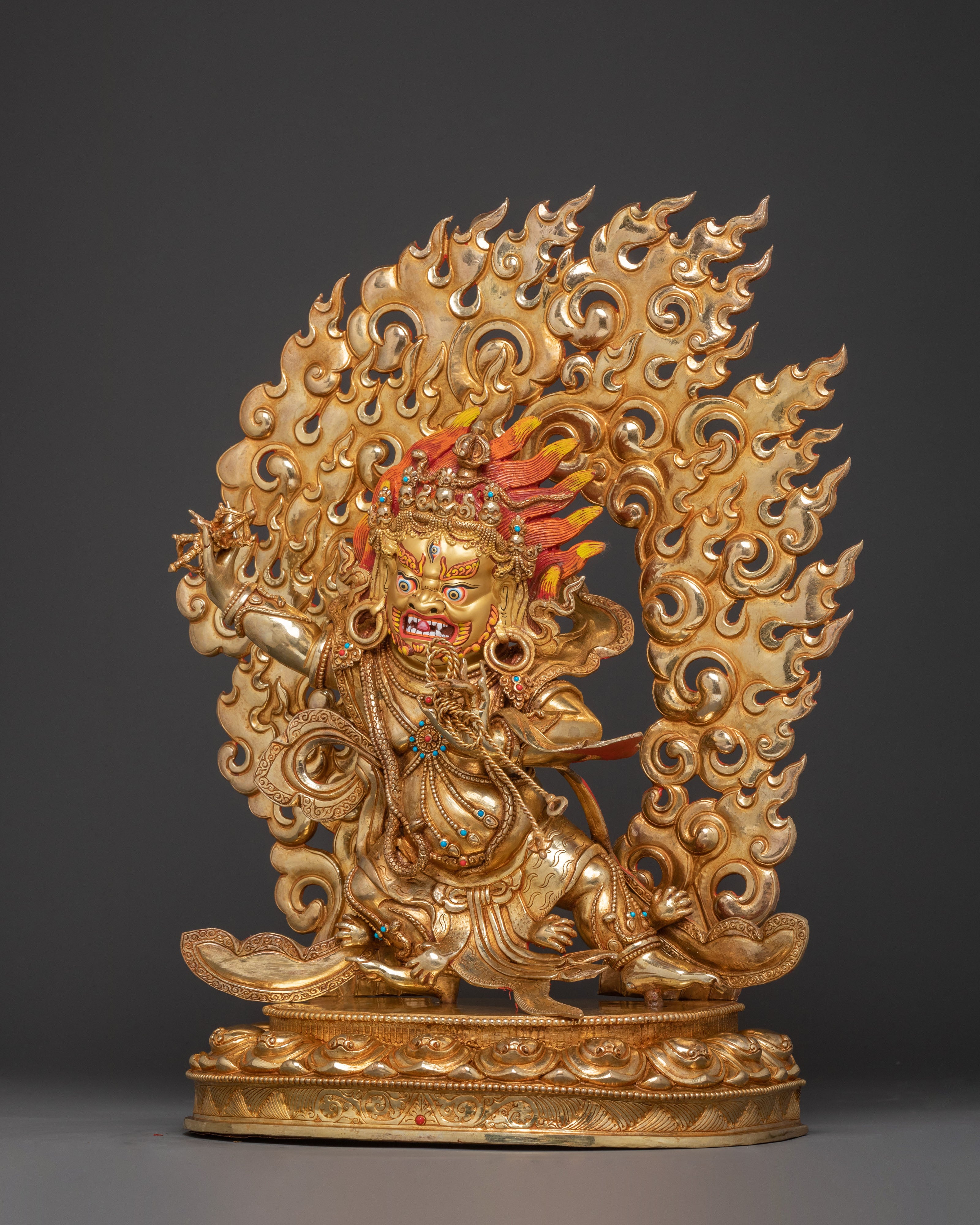 Vajrapani Wrathful Blessing Statue