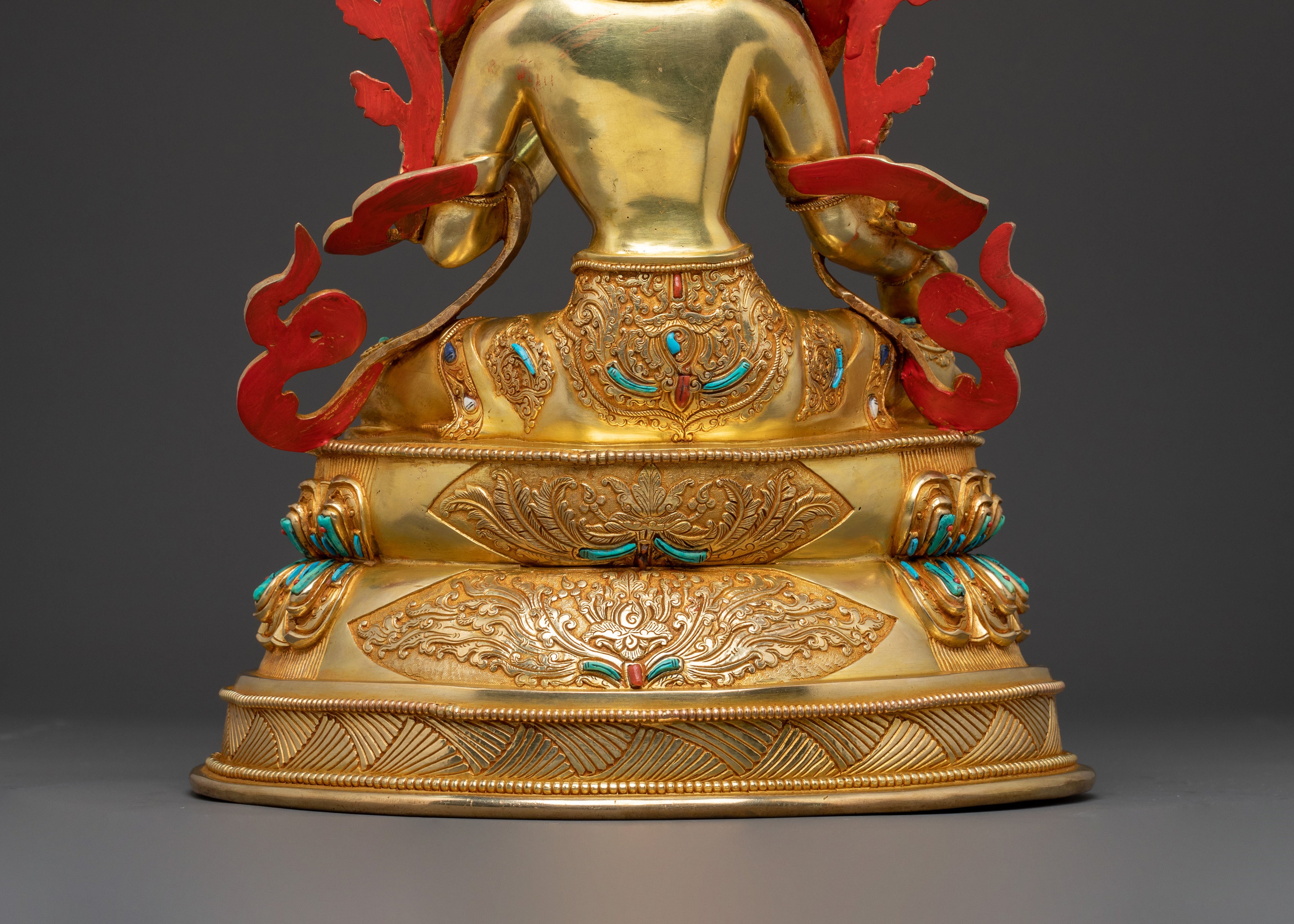 Protector Green Tara Traditional Statue | Altar Decor