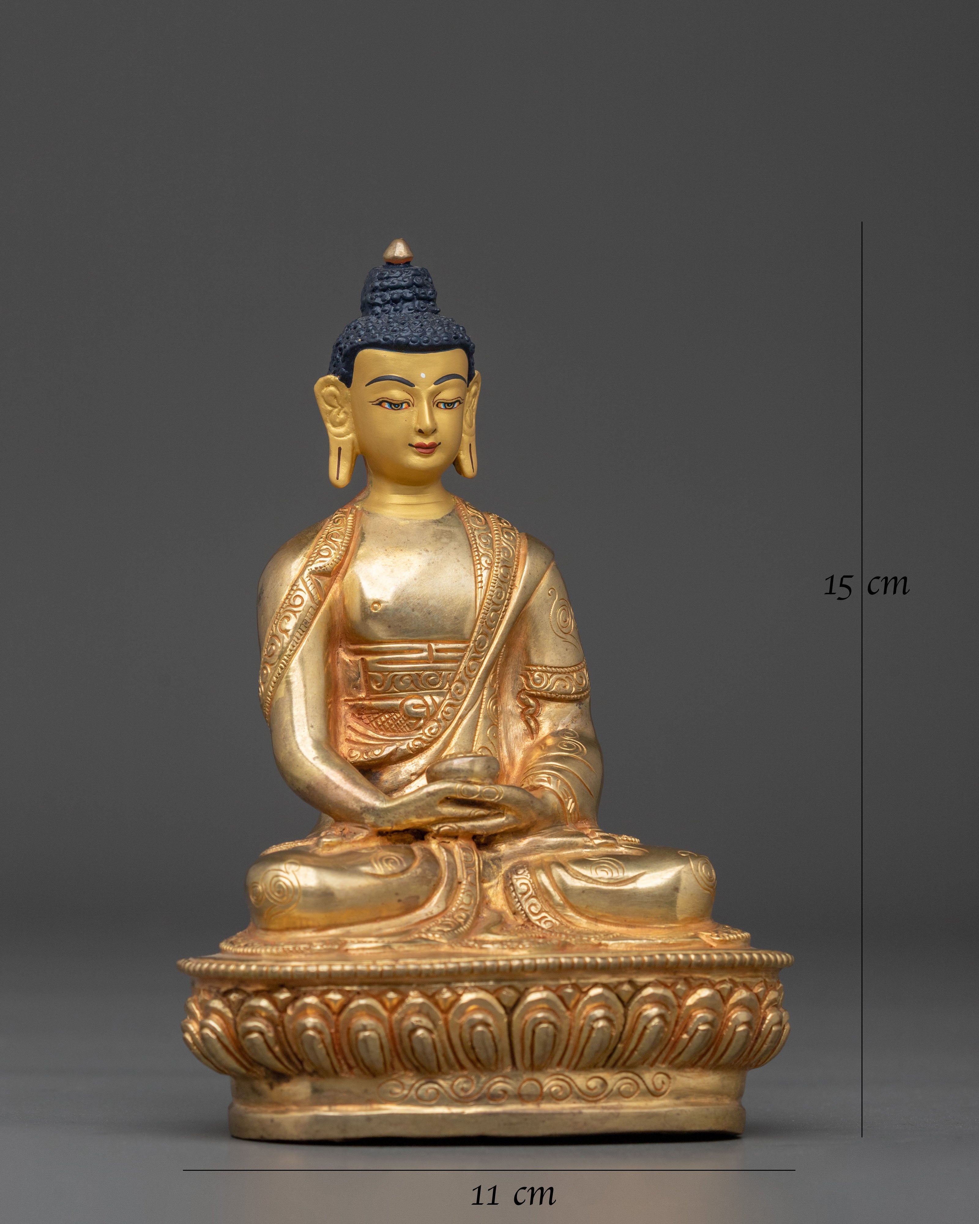 Buddha of Pure Land Amitabha Sculpture | Symbol of Infinite Light and Compassion