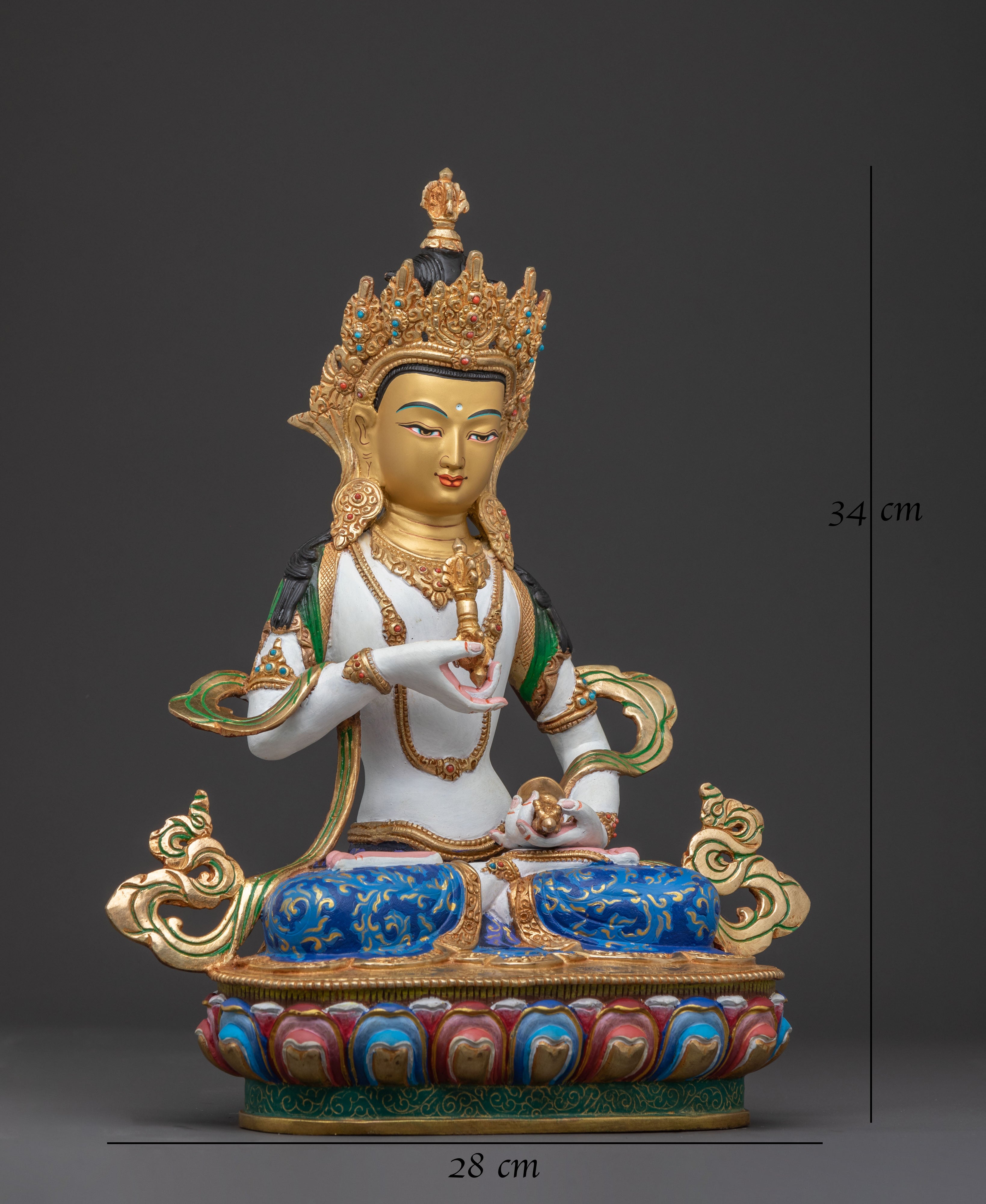 Purification Vajrasattva Statue: Handcrafted Devotion