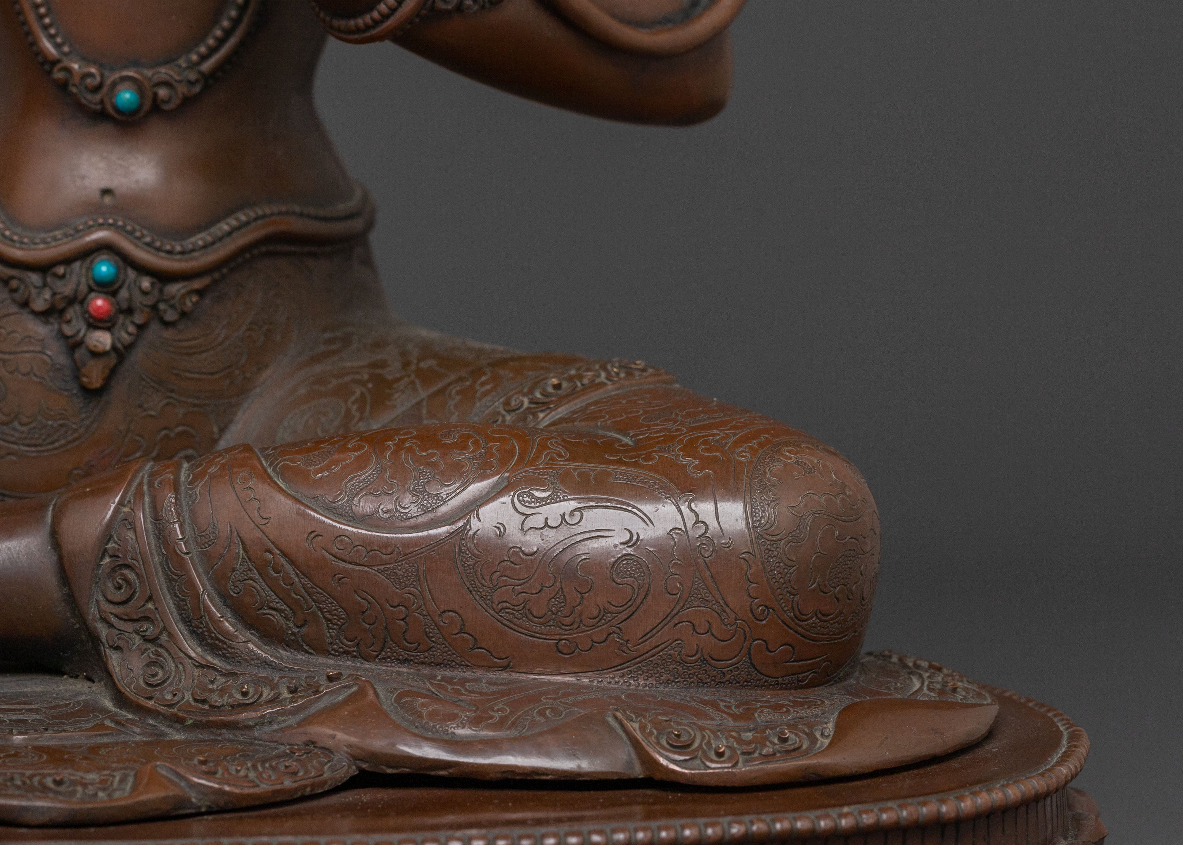 Green Tara Sacred Statue | Offers Divine Guidance