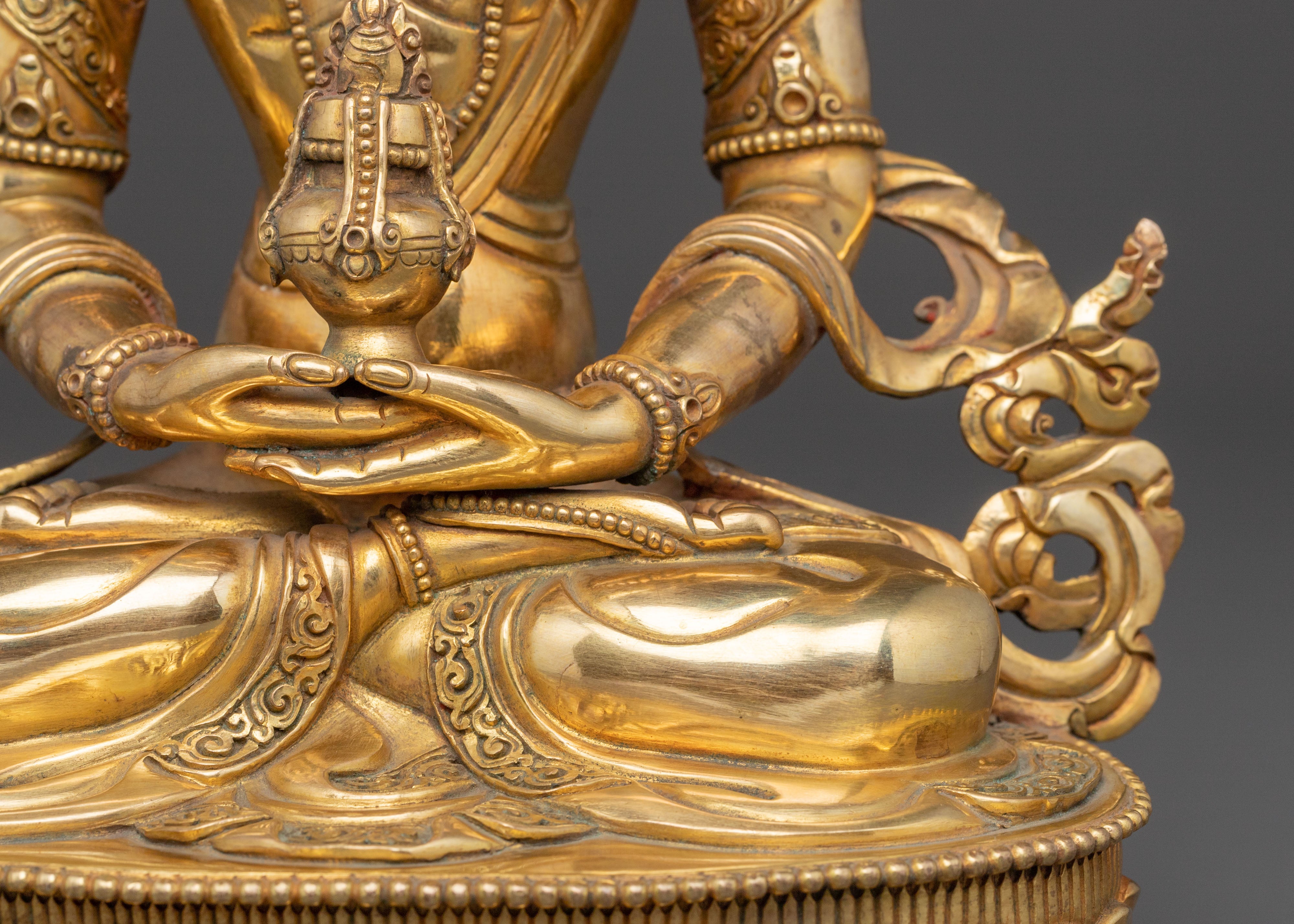 Amitayus Spiritual Statue: Buddha of Infinite Life