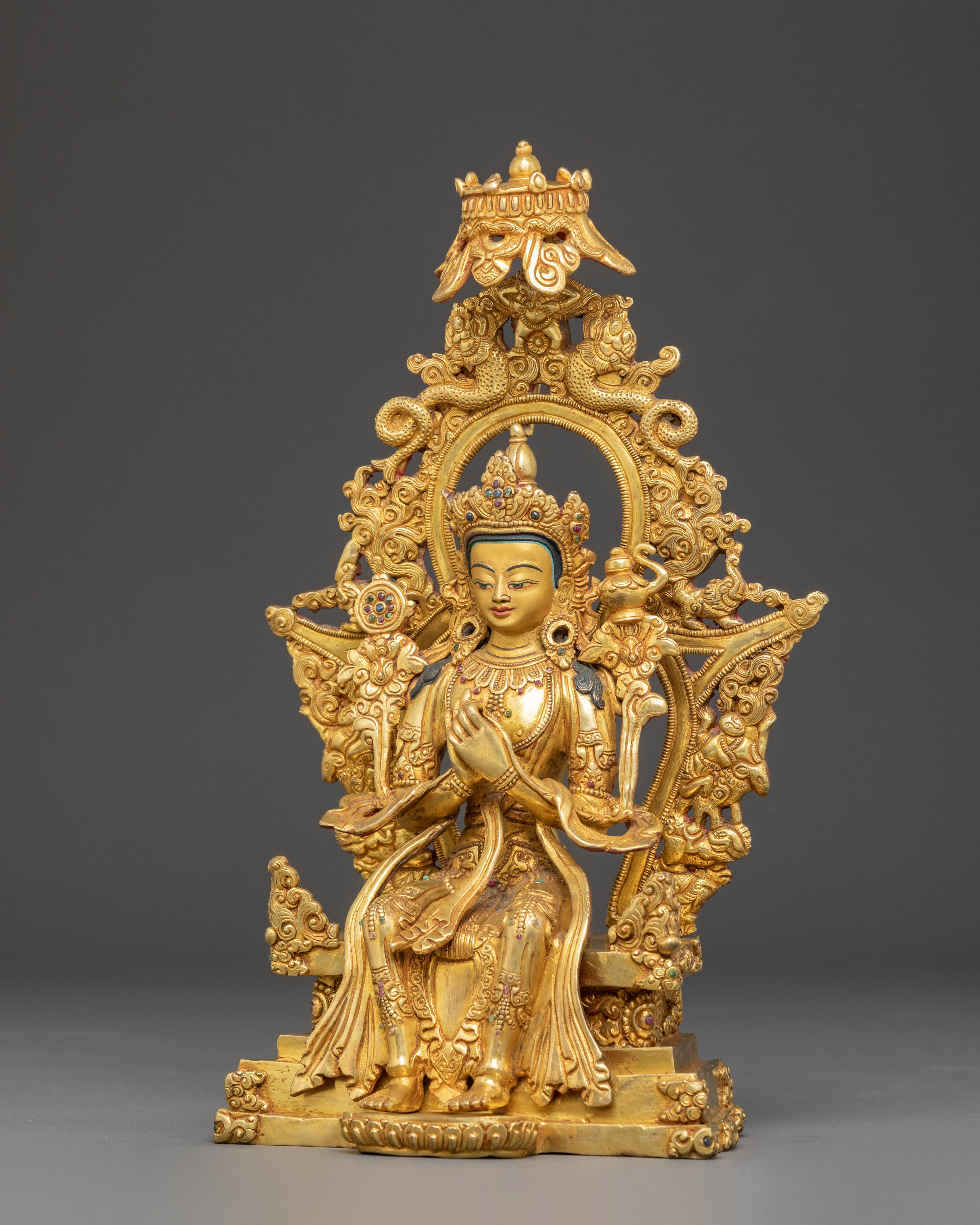 Sacred Statue of Future Buddha Maitreya | Symbol of Loving Kindness