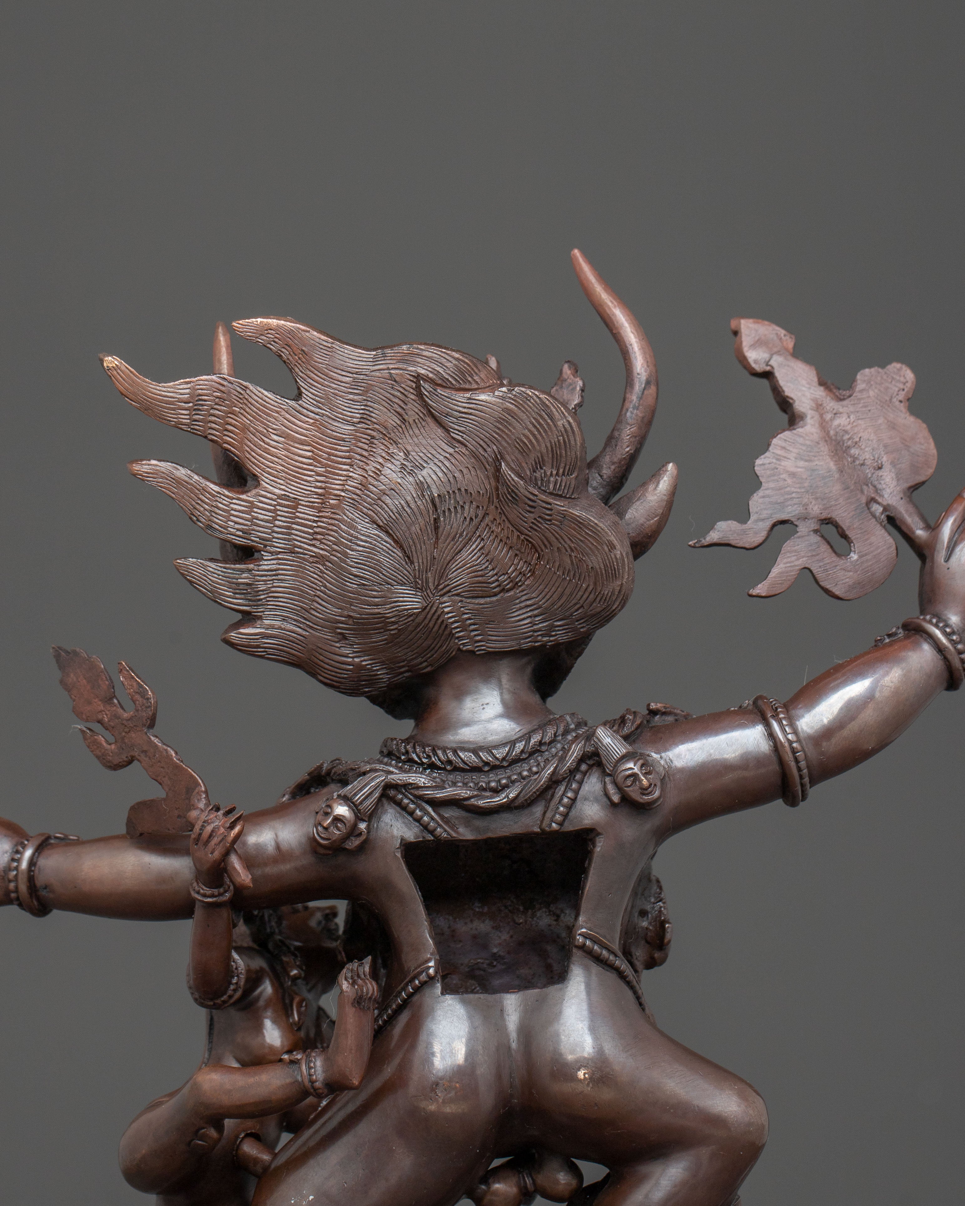 Protector Deity Yama Dharmaraja Statue | Home Decor