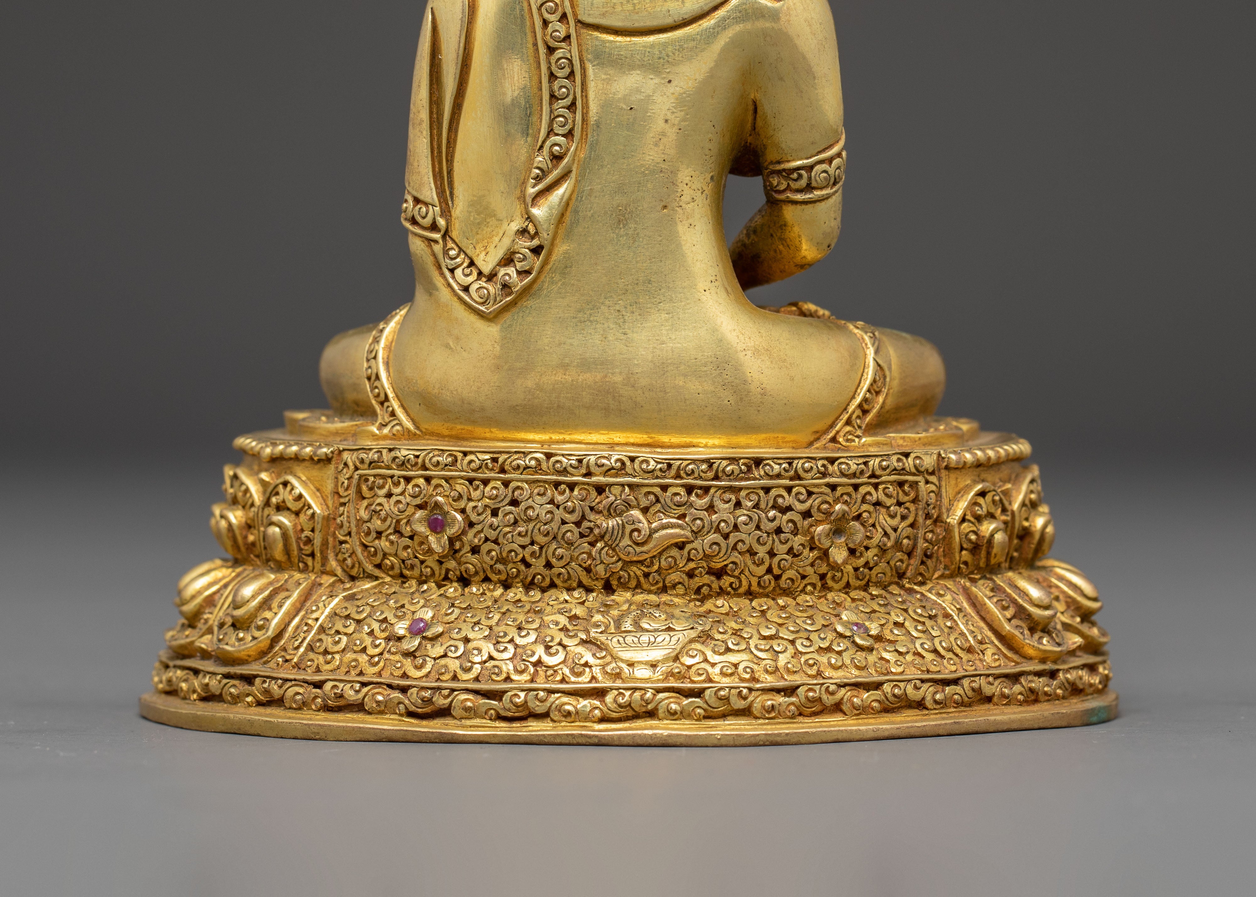 Handmade Statue of Crowned Amitabha Buddha | Pure Land Buddha