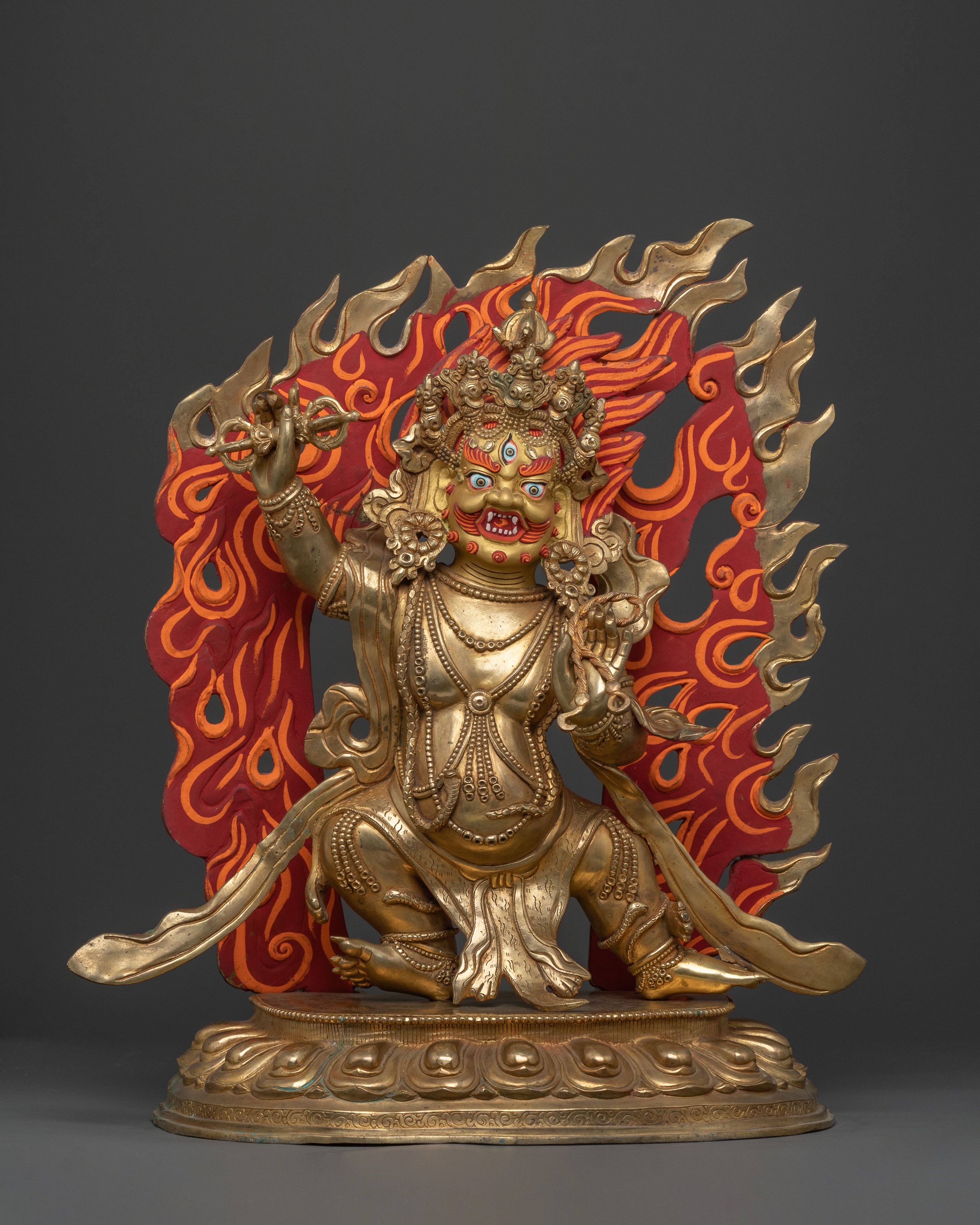 Vajrapani Protector Sculpture | Buddhist Protector Deity
