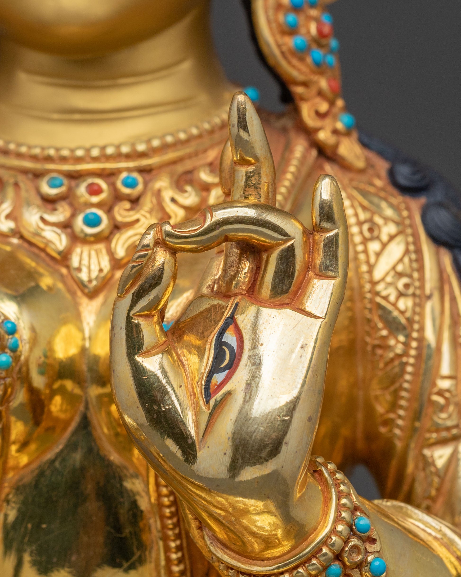 Hand Carved White Tara Sculpture | Symbol of Enlightenment