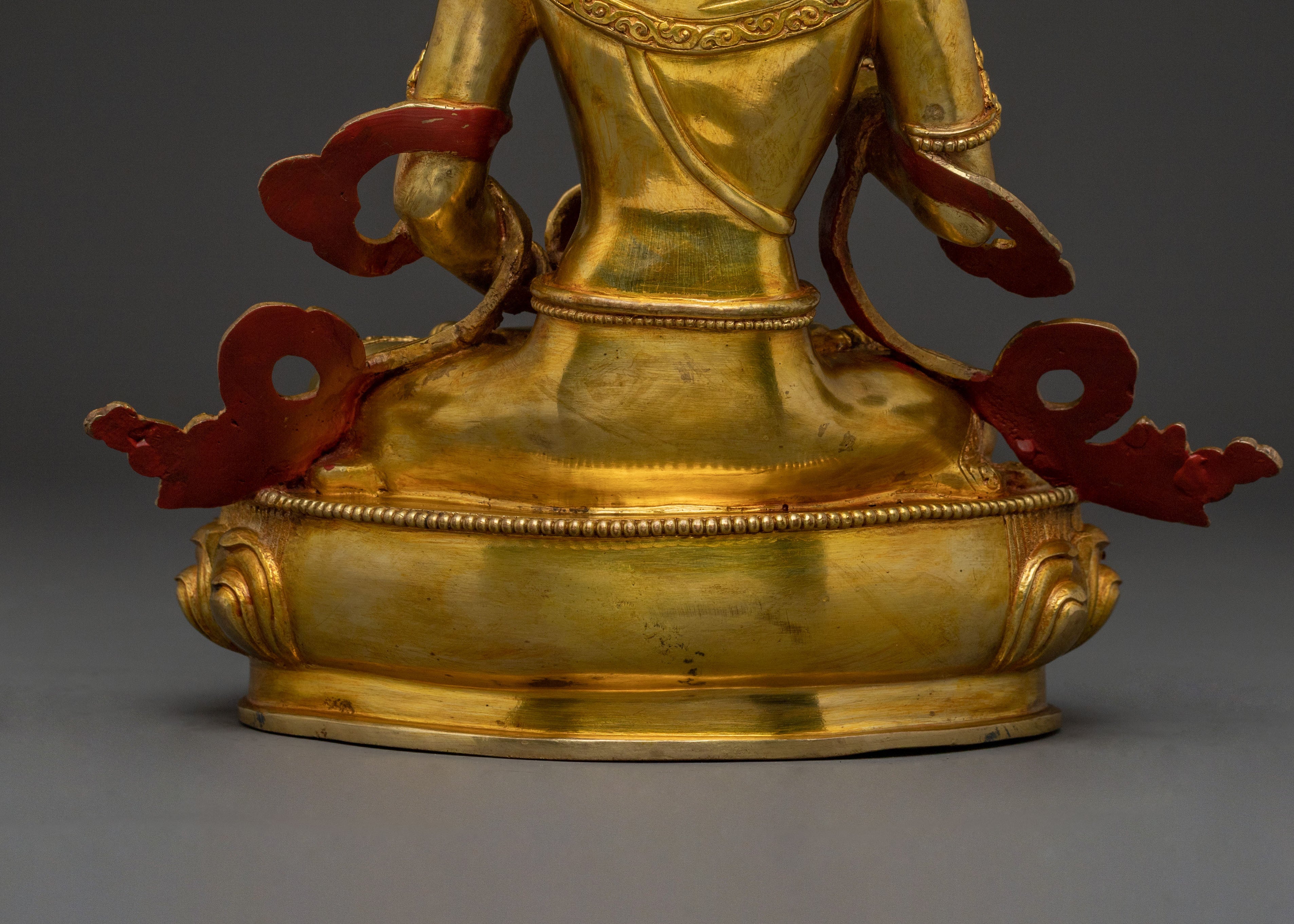 Vajrasattva Embodiment of Purity – Handcrafted 24K Gold Gilded Statue