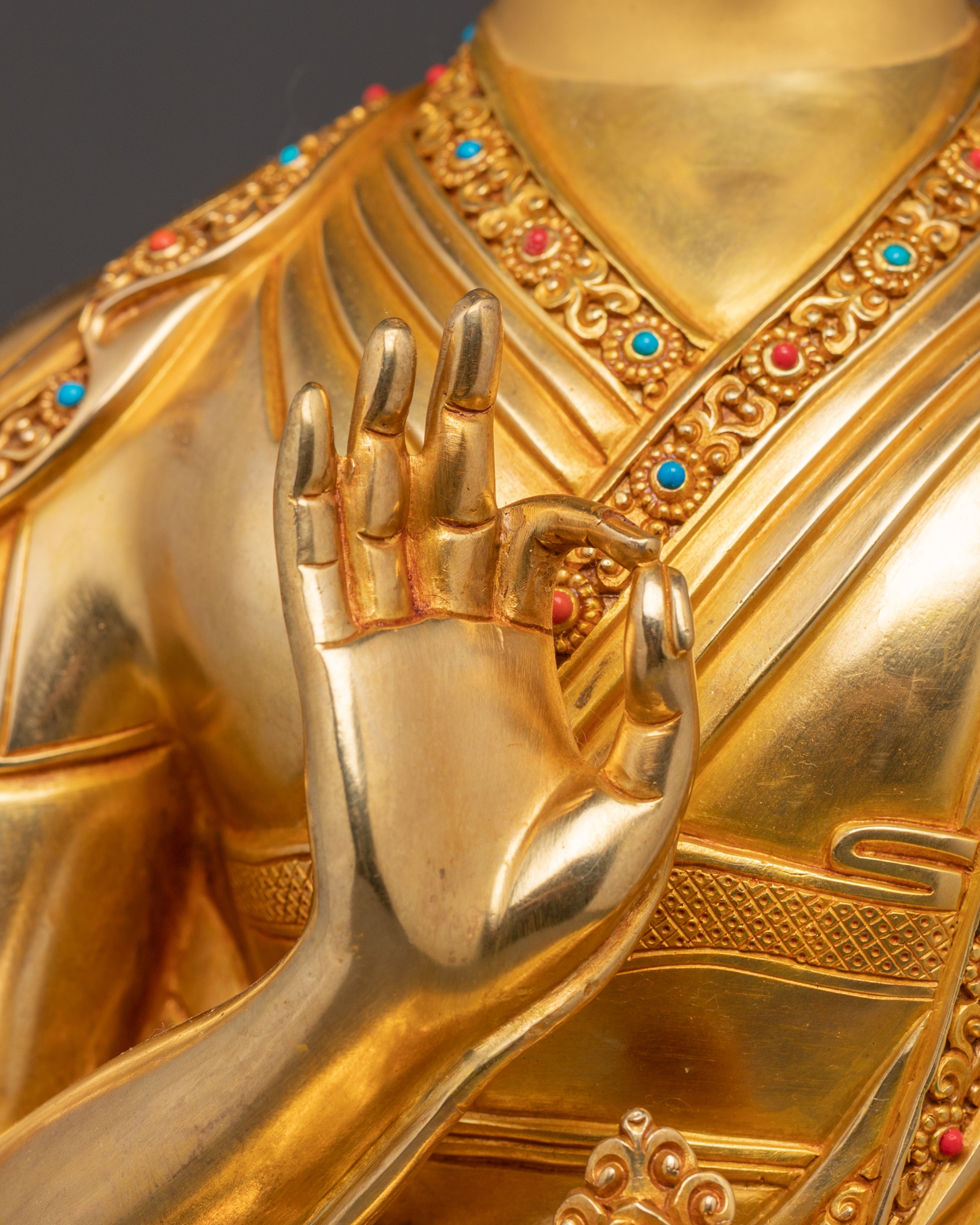 Handmade Tsongkhapa Statue: Founder of Tibetan Buddhism