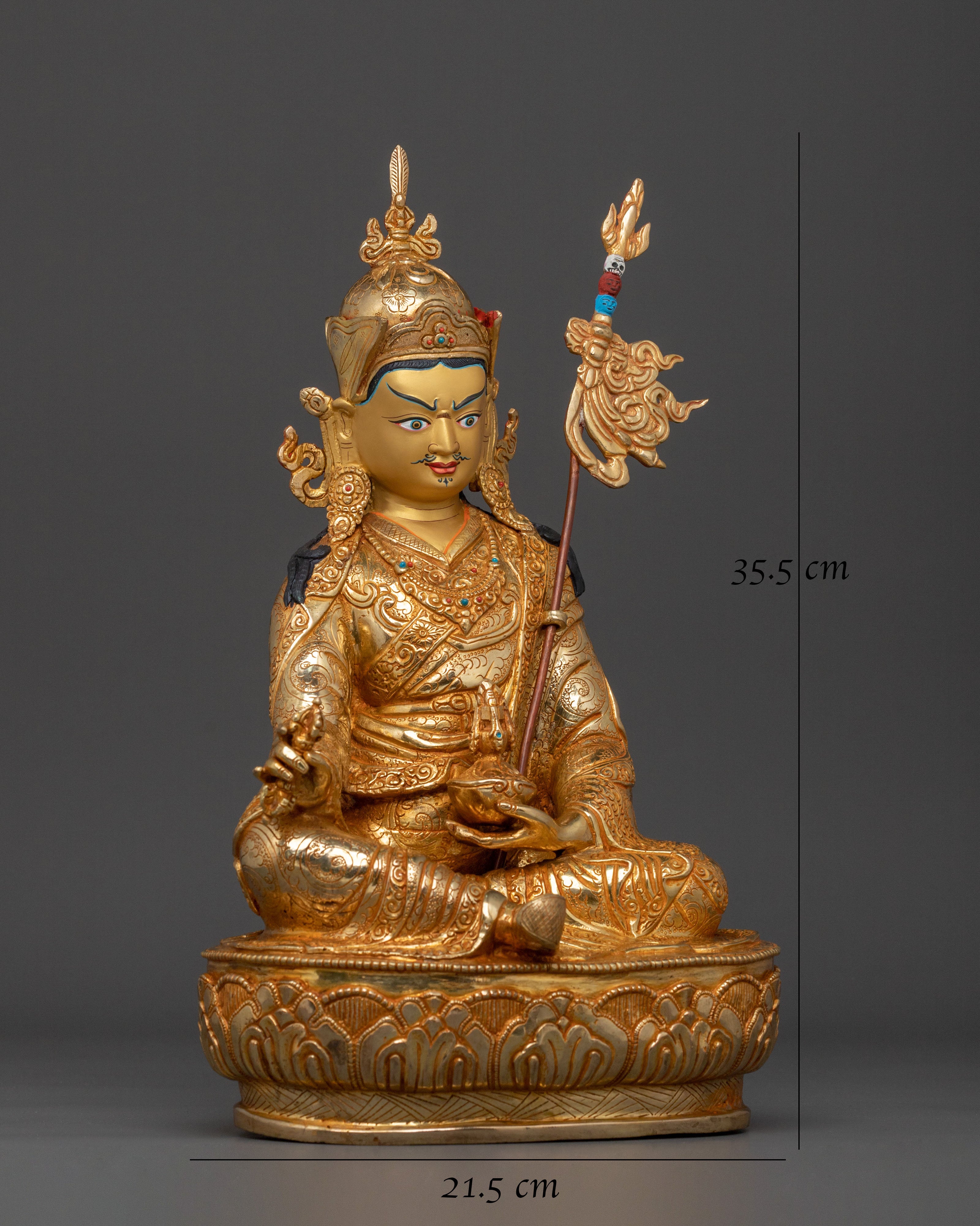 Himalayan Guru Rinpoche Figurine | Buddhist Teacher