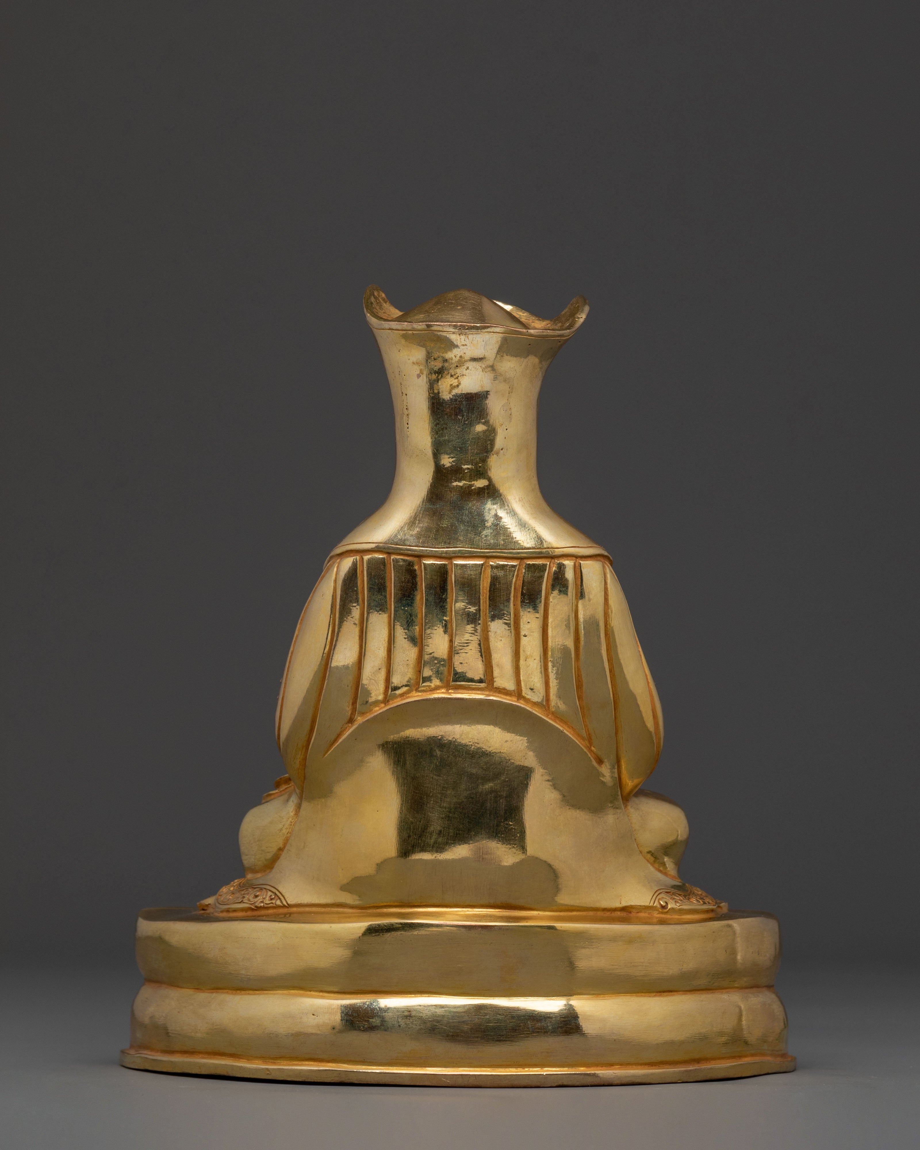 Gampopa Spiritual Sculpture: Tibetan Buddhist Master