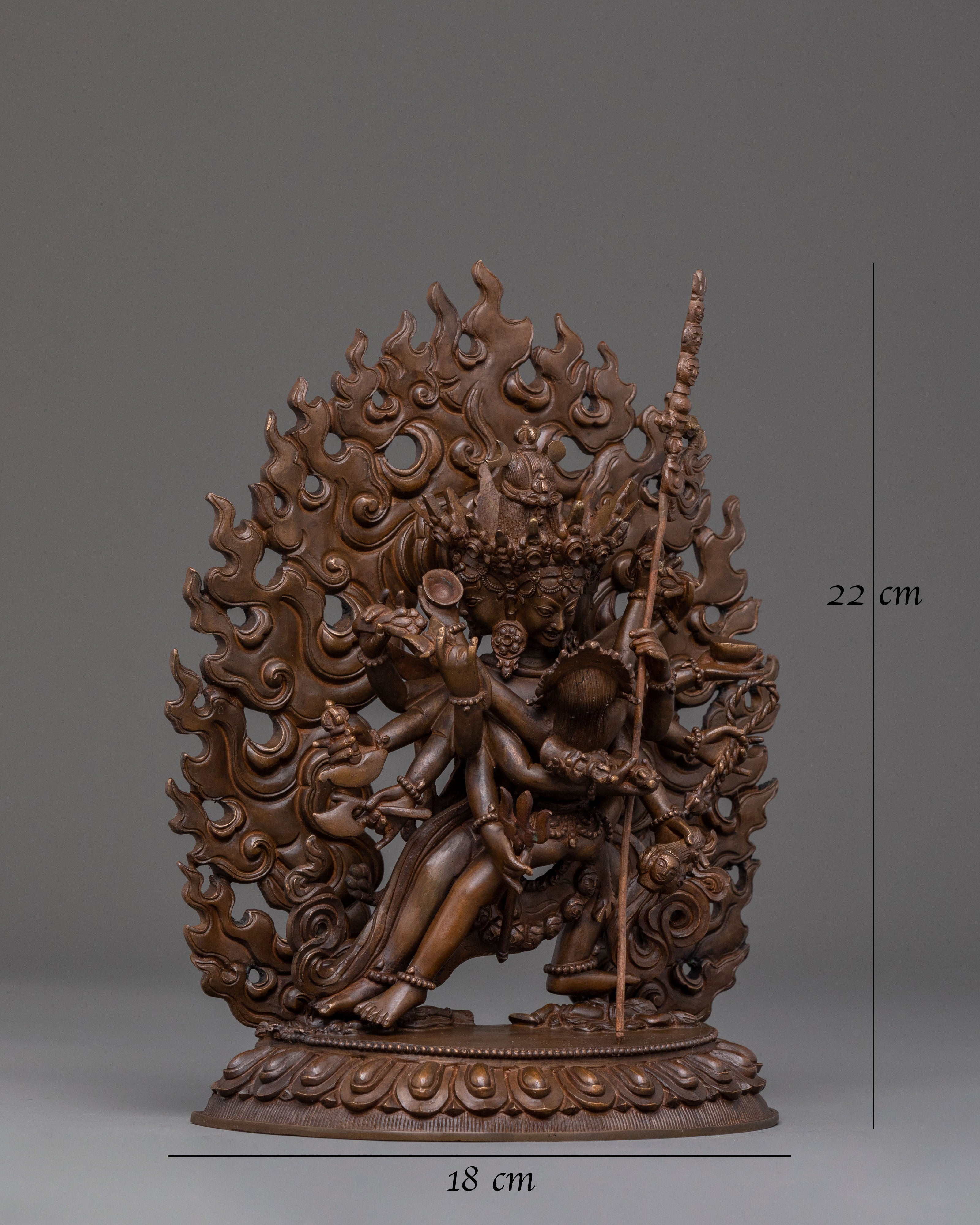 Chakrasamvara Altar Statue | Tantric Buddhist Deity
