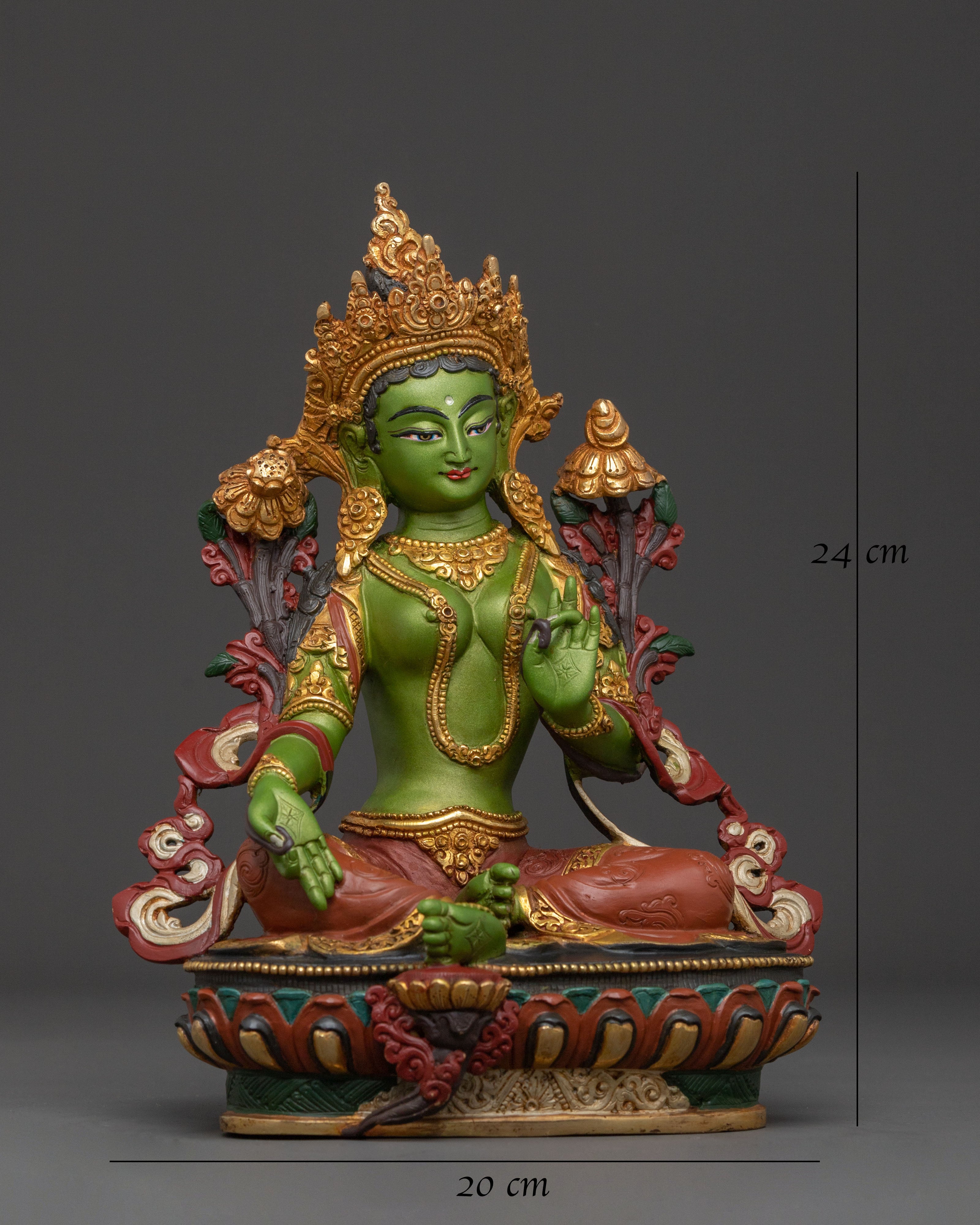 Green Tara Traditional Statue | Mother Figurine