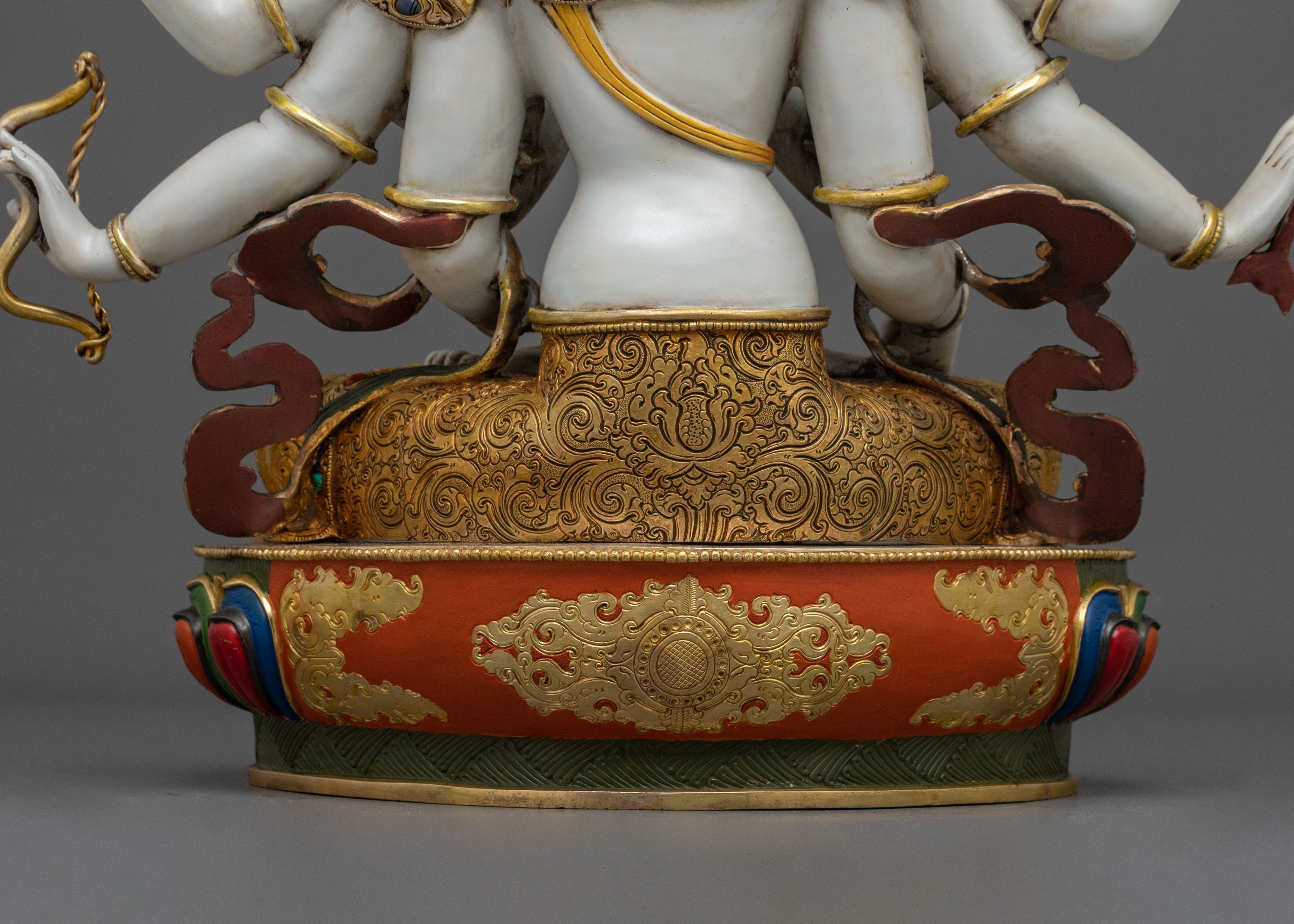 Three Face Dakini Namgyalma Statue | Goddess of Longevity and Purification