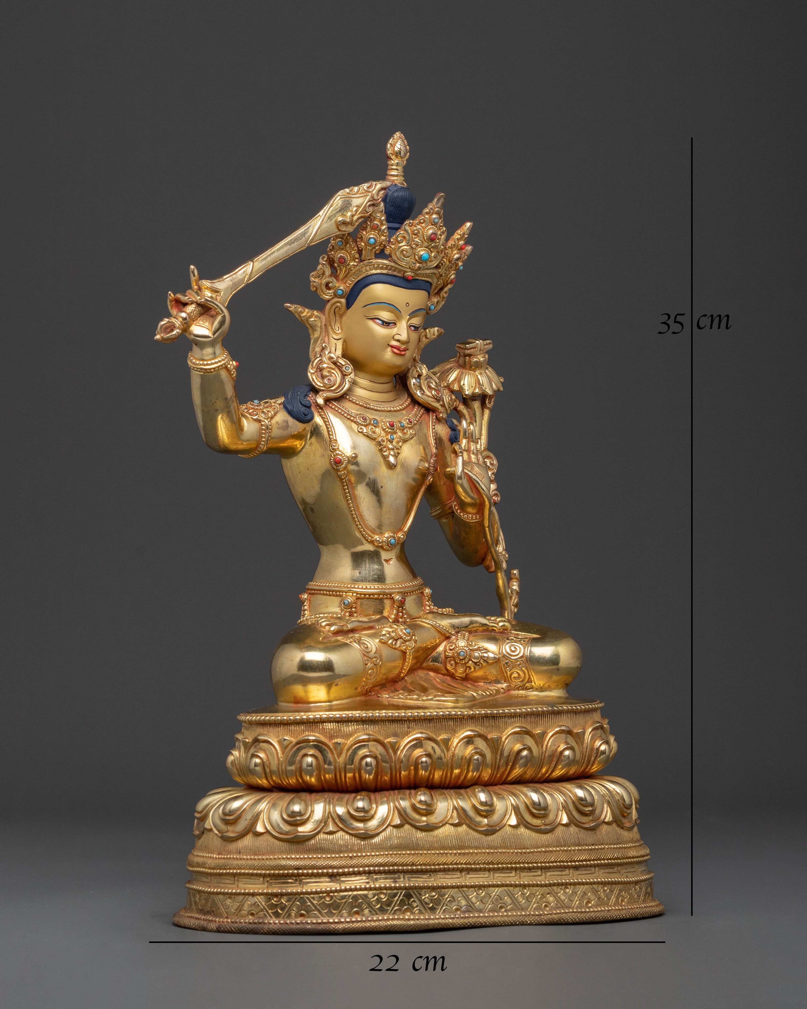 Handcrafting Manjushri Sacred Statue | Flame of Wisdom