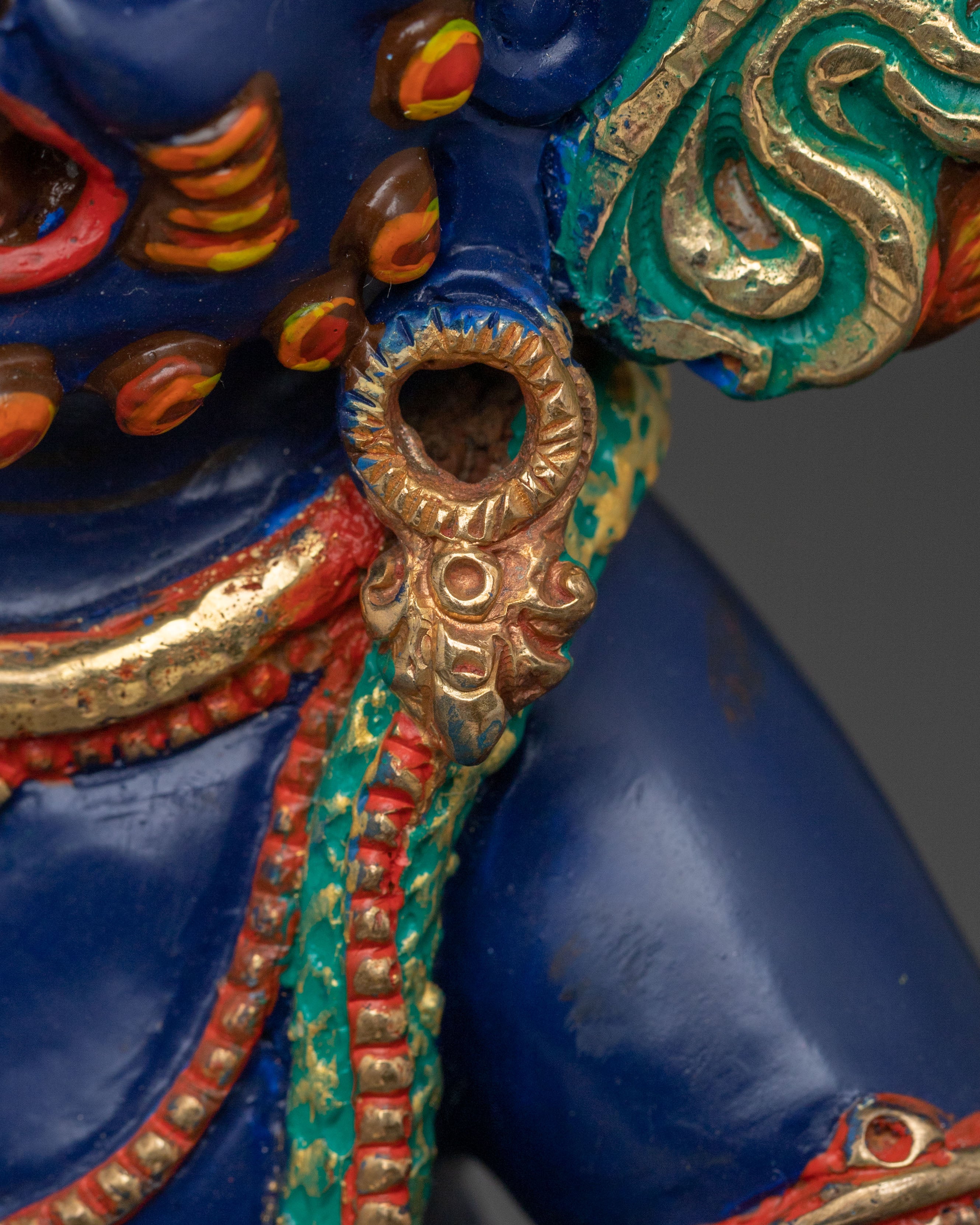 Black Dzambhala Statue | Tibetan Wealth Deity