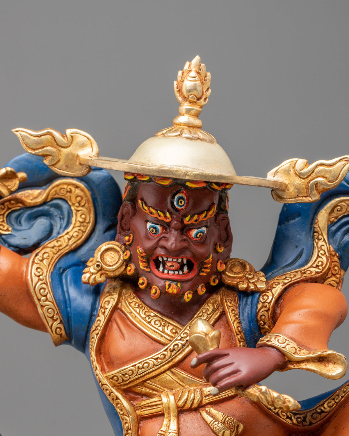 Dorje Legpa Sacred Sculpture: Symbol of Strength Protection