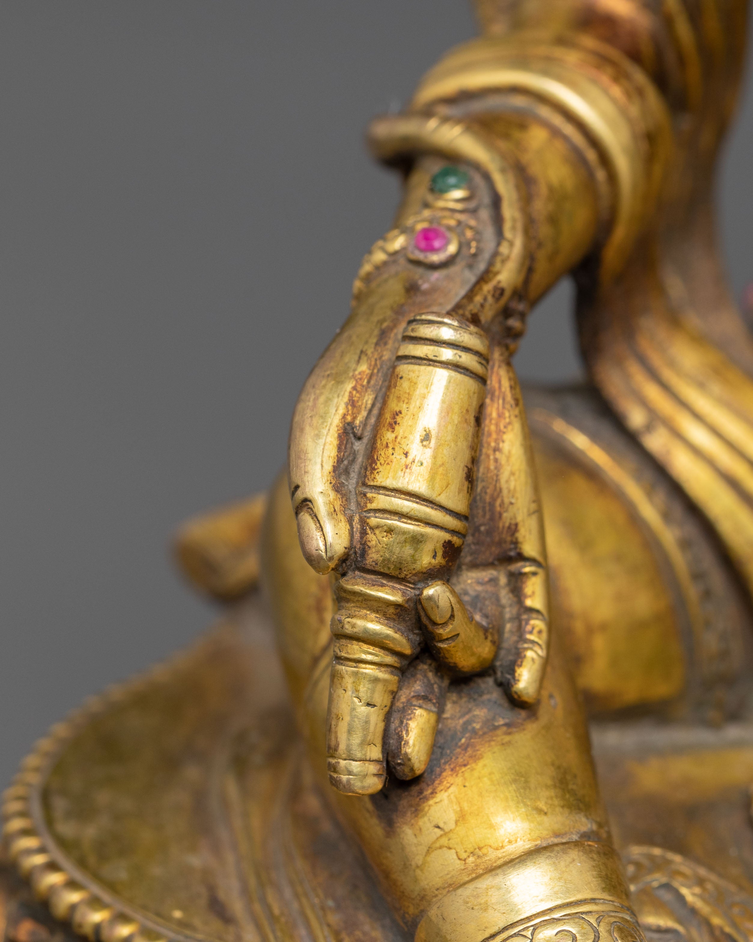 Green Tara Handmade Statue: Mother of All Buddhas