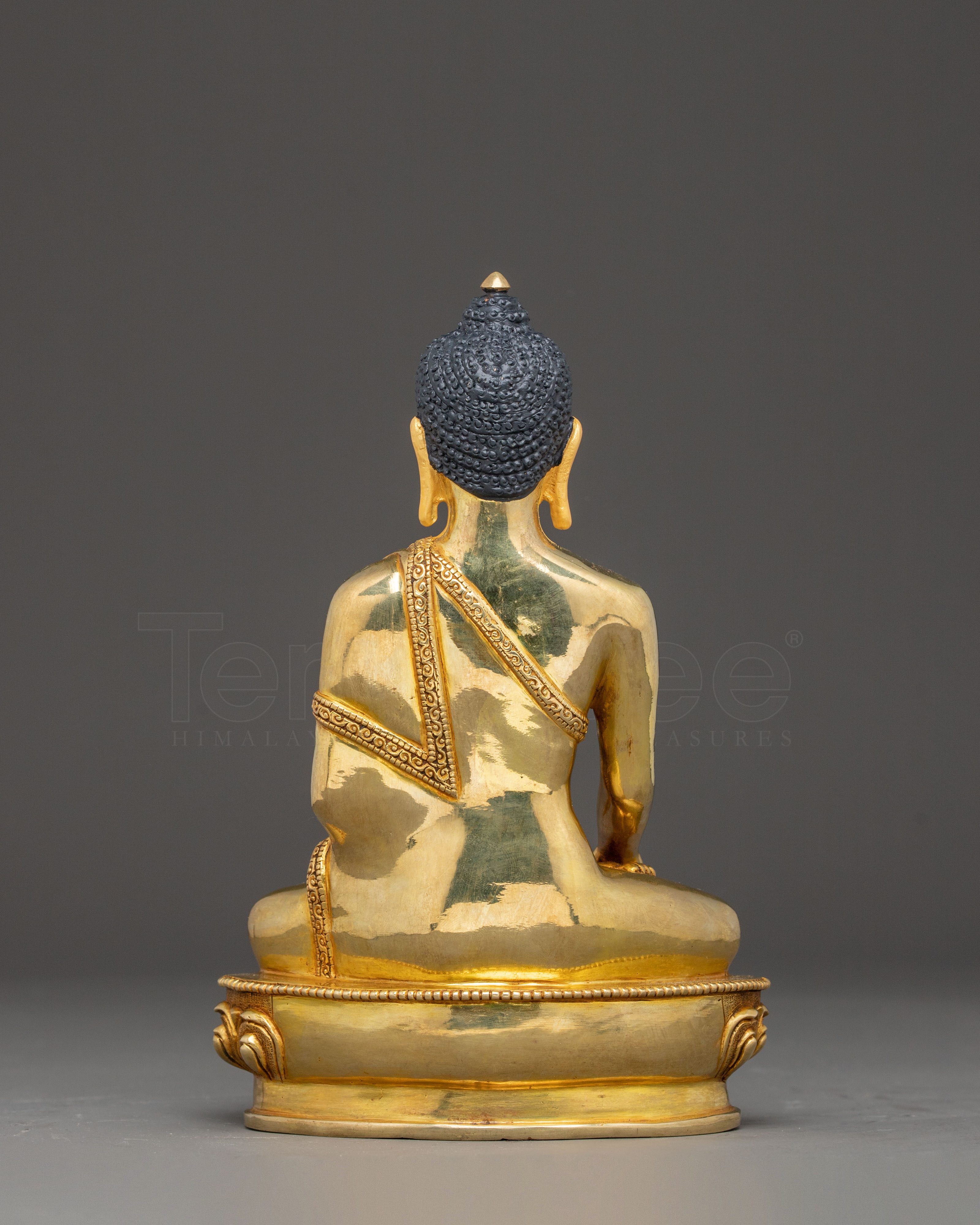 Shakyamuni Buddha Golden Statue | Gautama Buddha Artwork