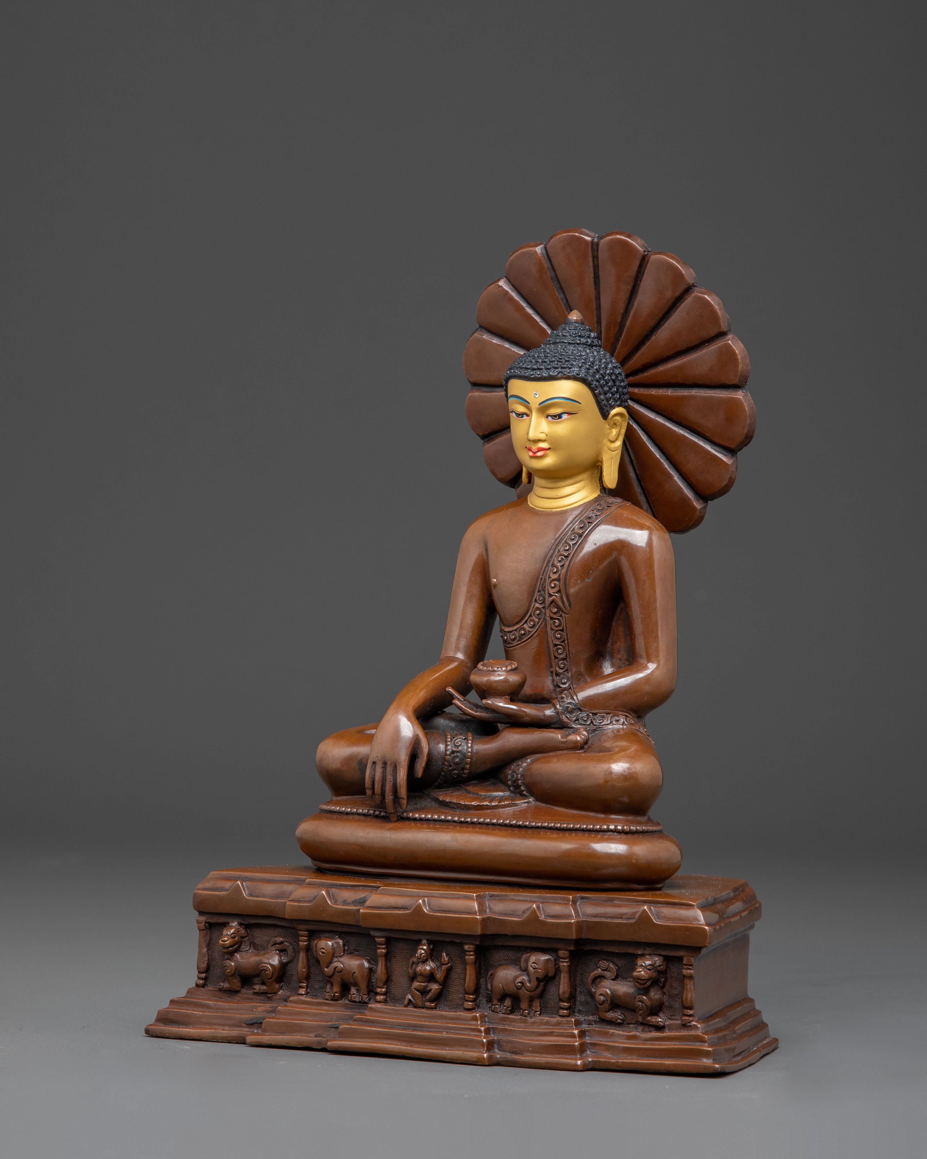 Sacred Copper Statue of Gautama Buddha | Historical Buddha