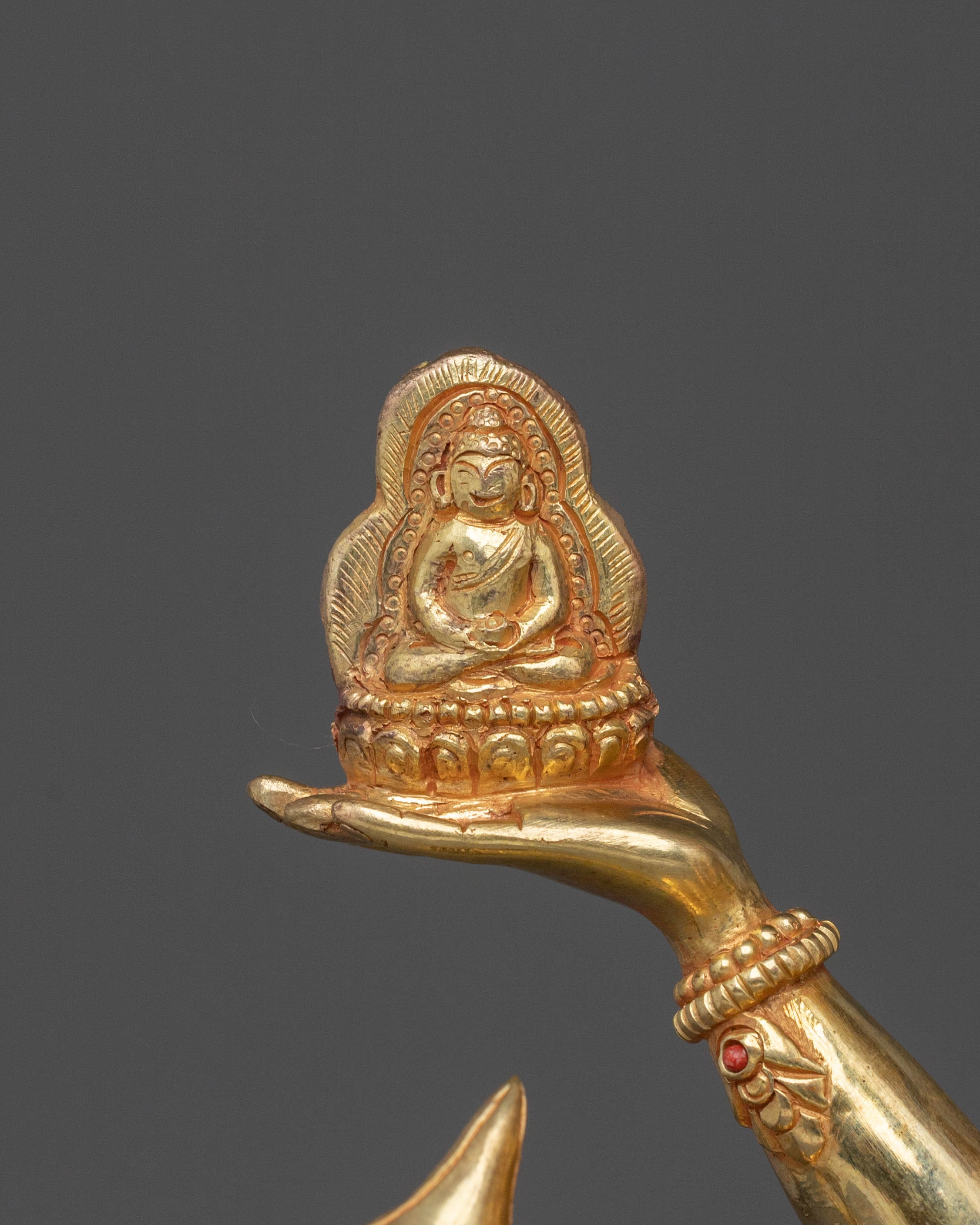 Tibetan Goddess Namgyalma Statue | Longevity Deity
