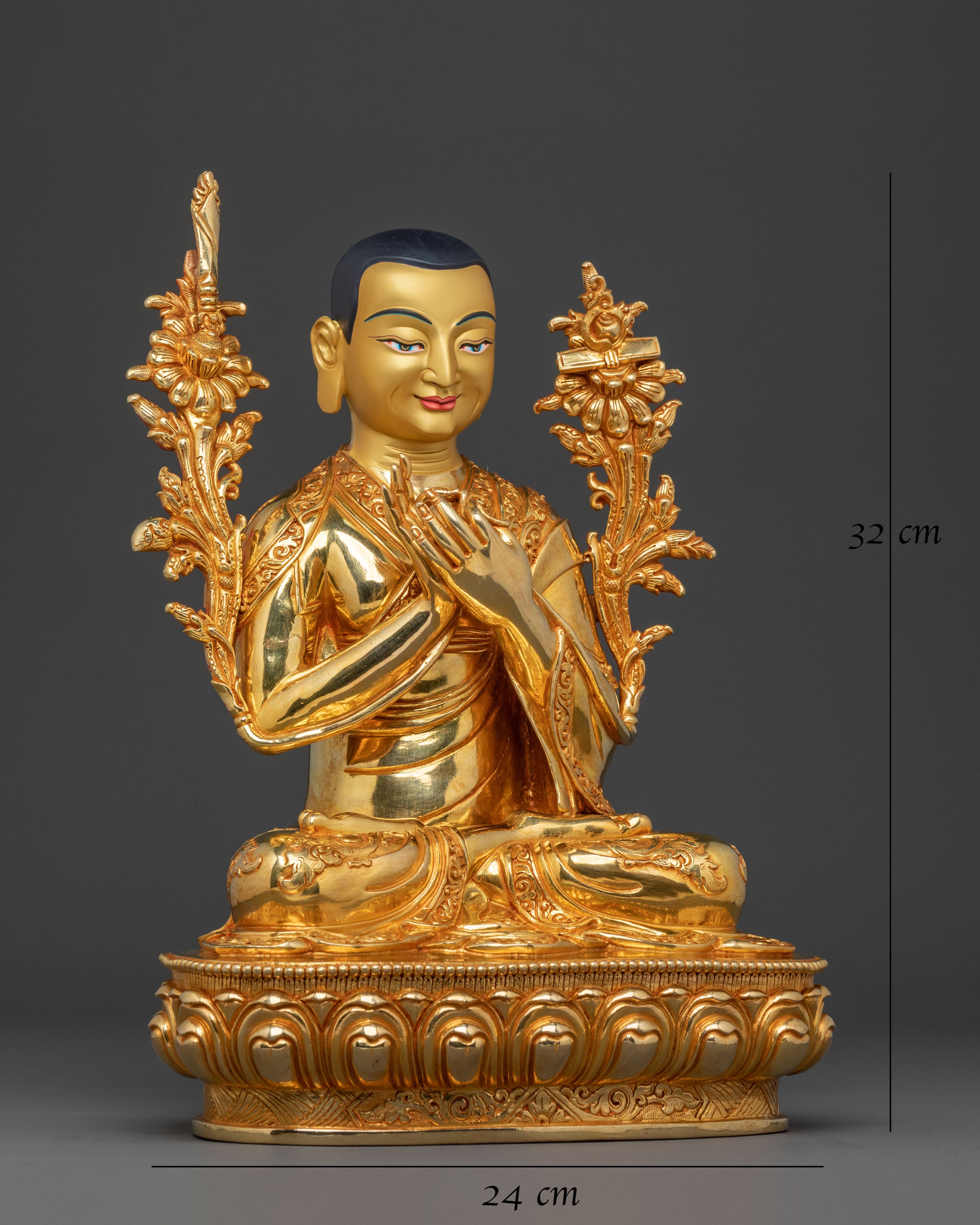 Handcrafted Tsongkhapa Statue | Traditional Figurine