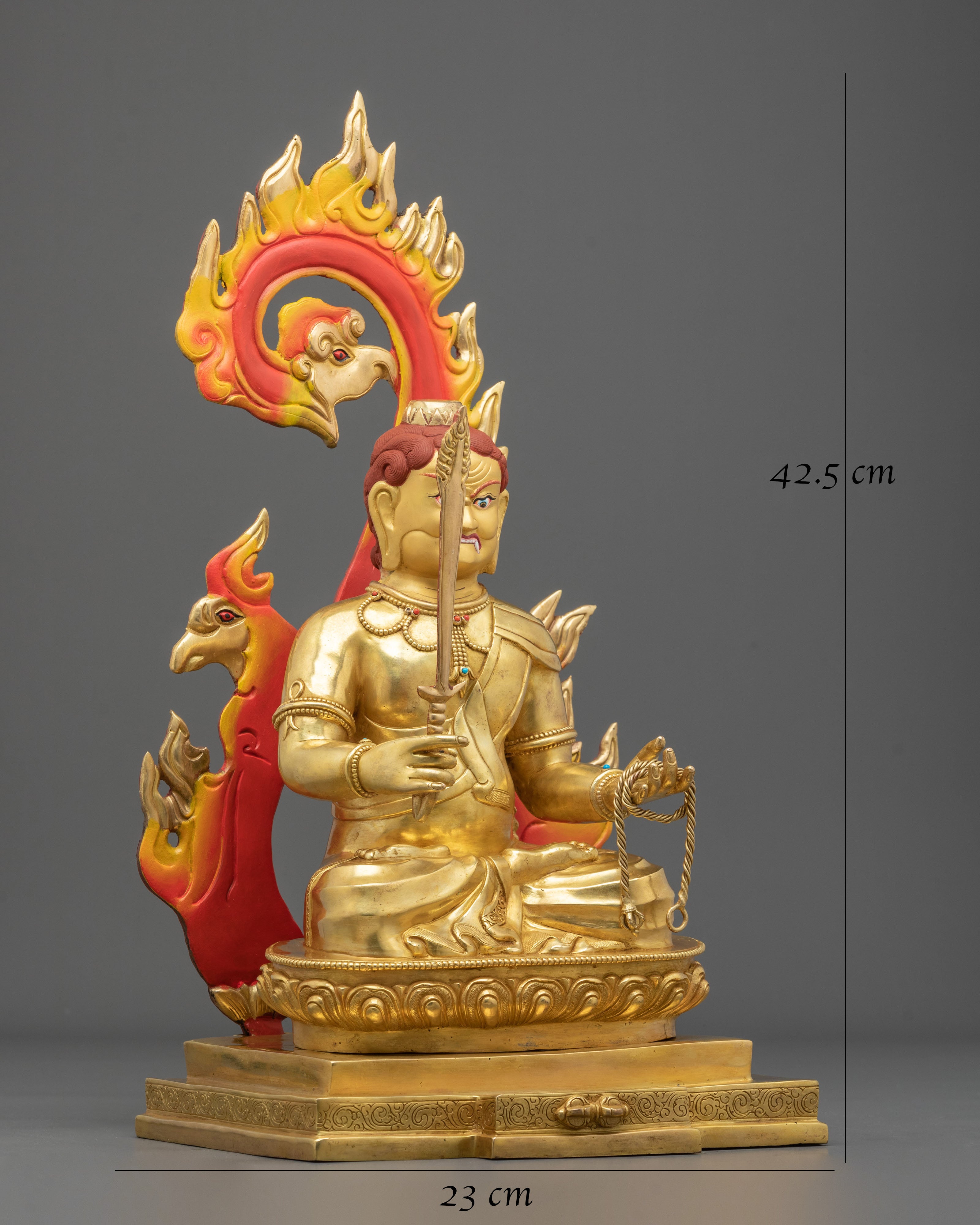 Yamraj Statue | 24K Gold Gilded Guardian Figurine
