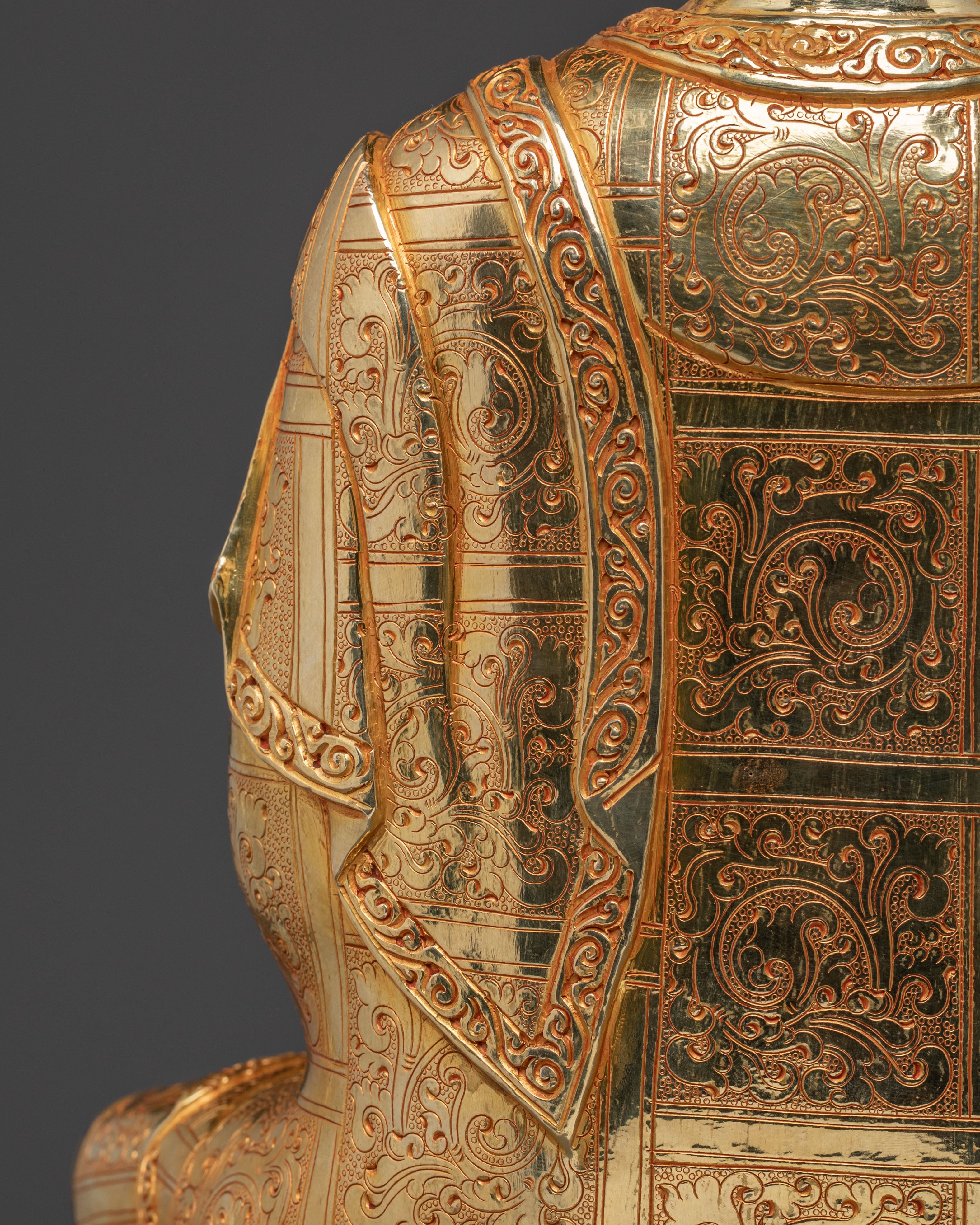 Shakyamuni Buddha Statue | 24K Gold Gilded Icon