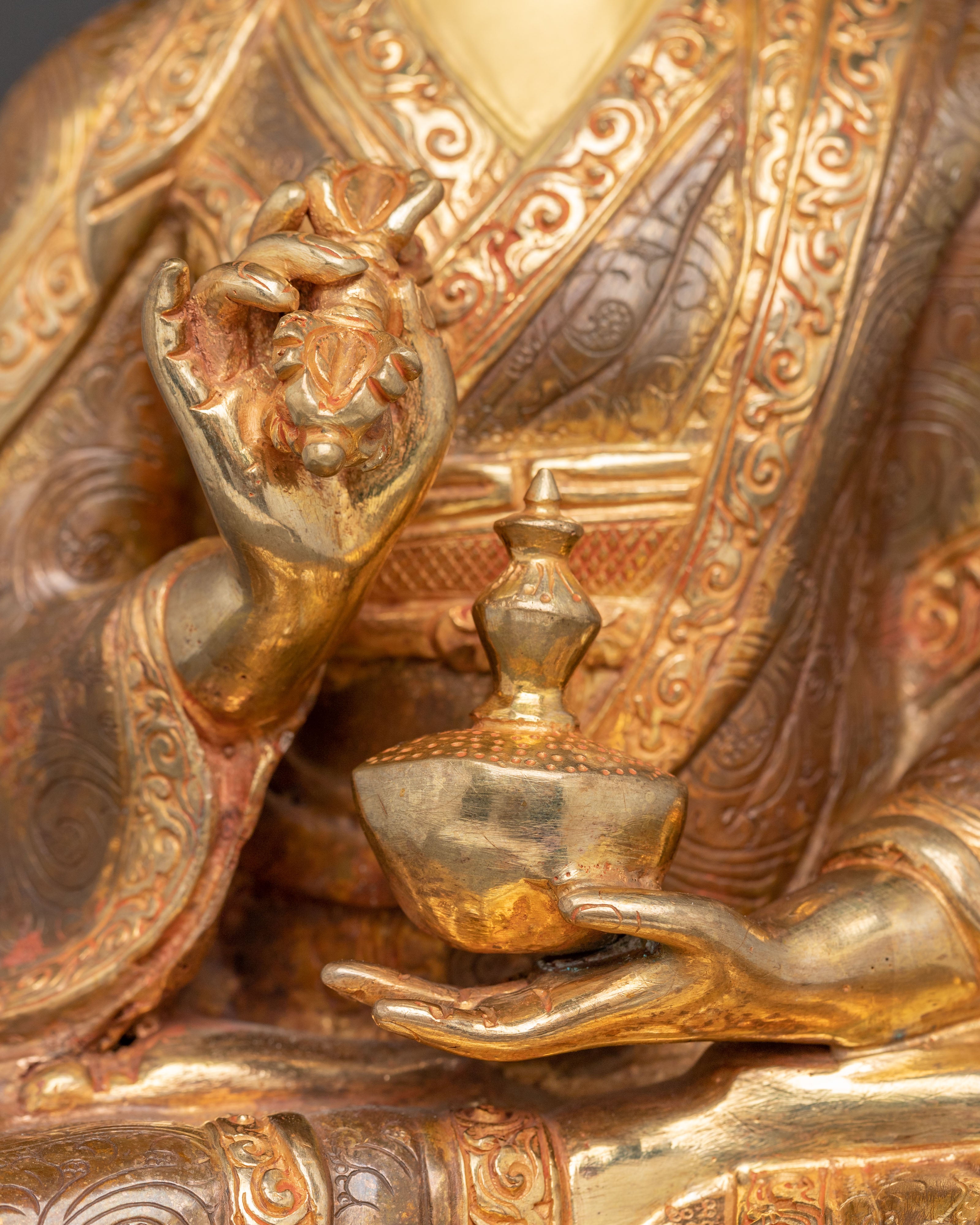 Lineage Masters Statue Set | Long Chengpa, Jigme Lingpa, & Karmapa