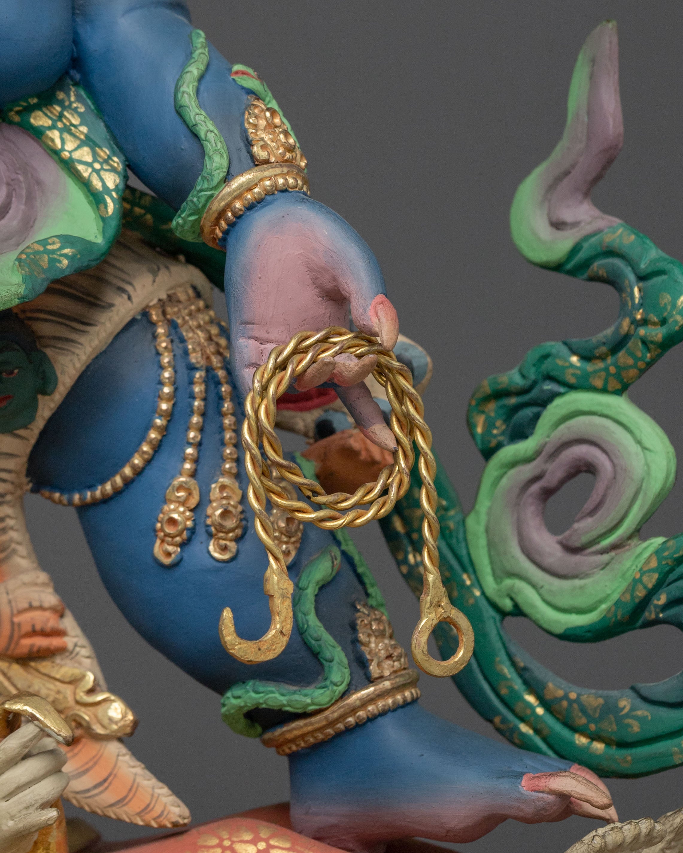 Six Armed Mahakala Spiritual Figurine | Home Decor