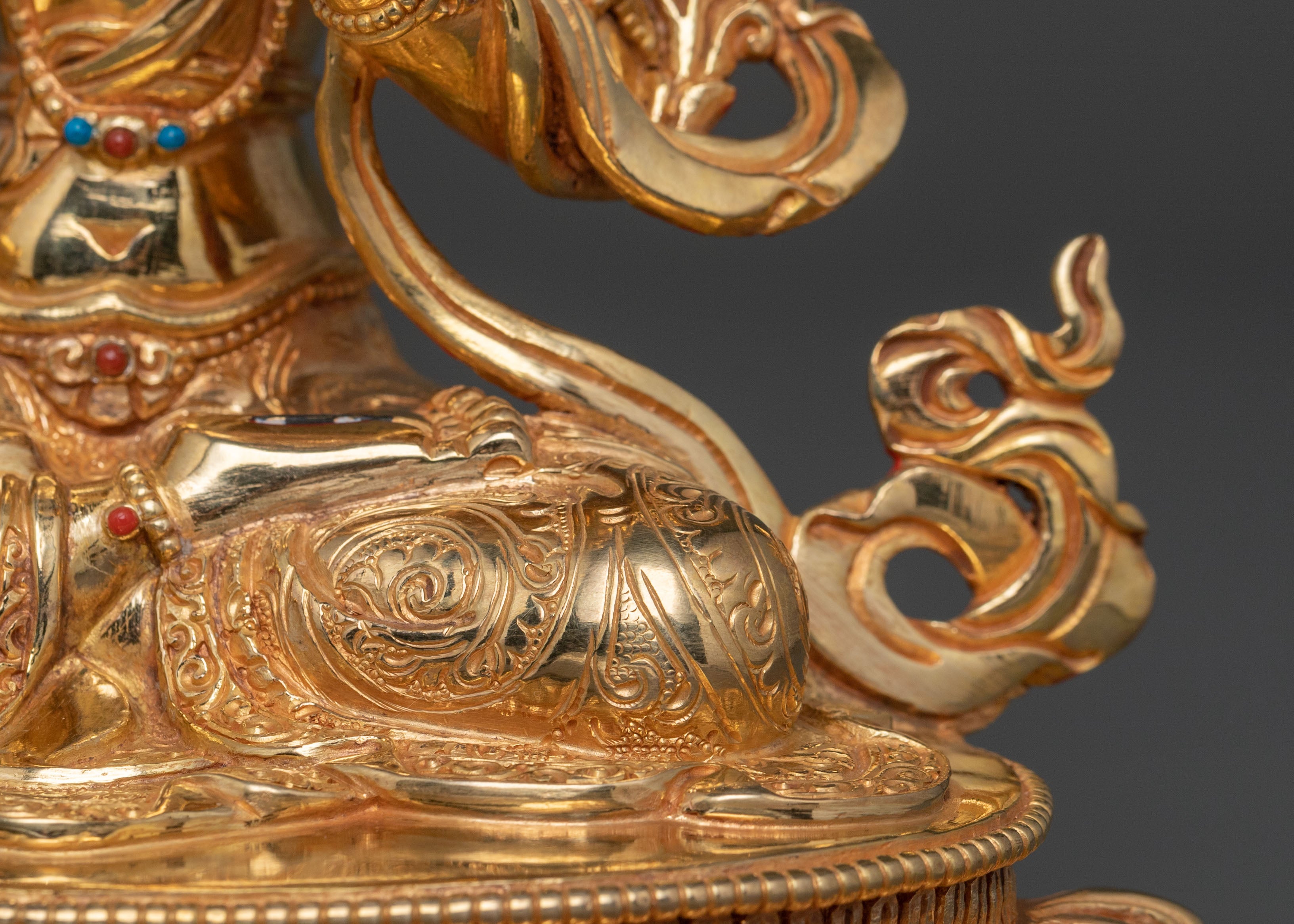 Sita Tara Goddess White Tara 24K Gold Gilded Statue