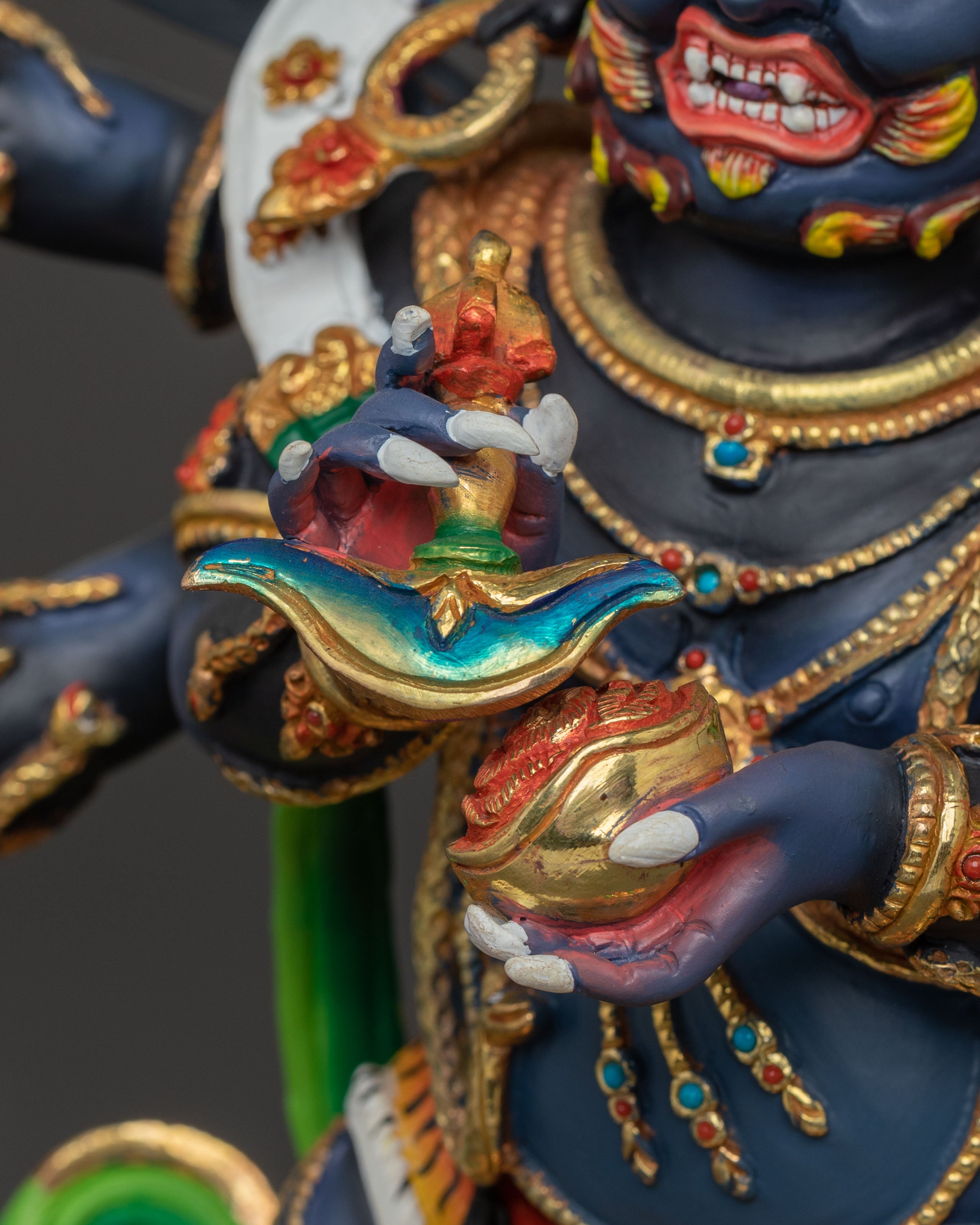 Six Armed Mahakala Statue | Supreme Guardian