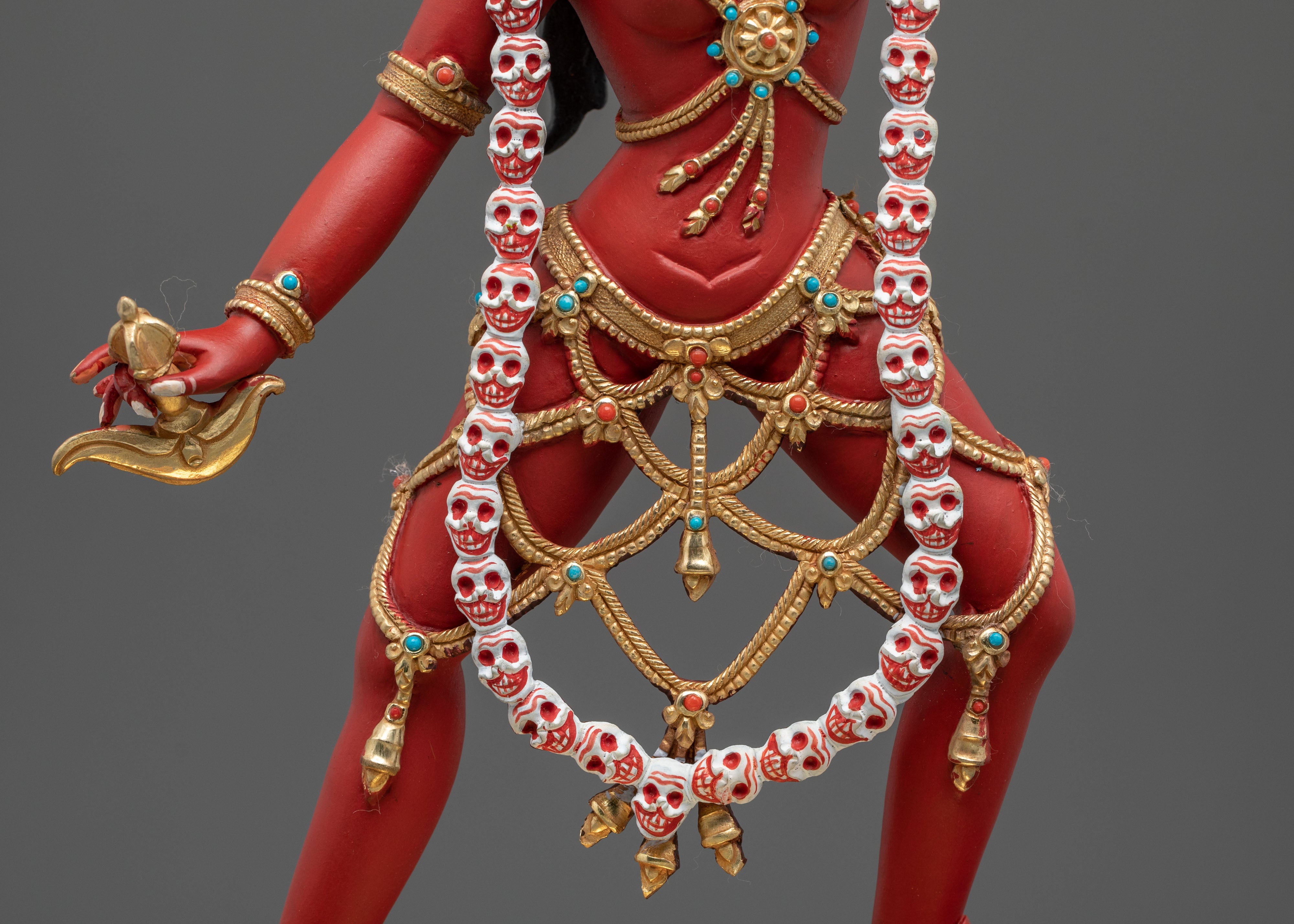 Tibetan Dakini Vajrayogini Spiritual Figurine | Sacred Protector of Vajrayana Buddhism