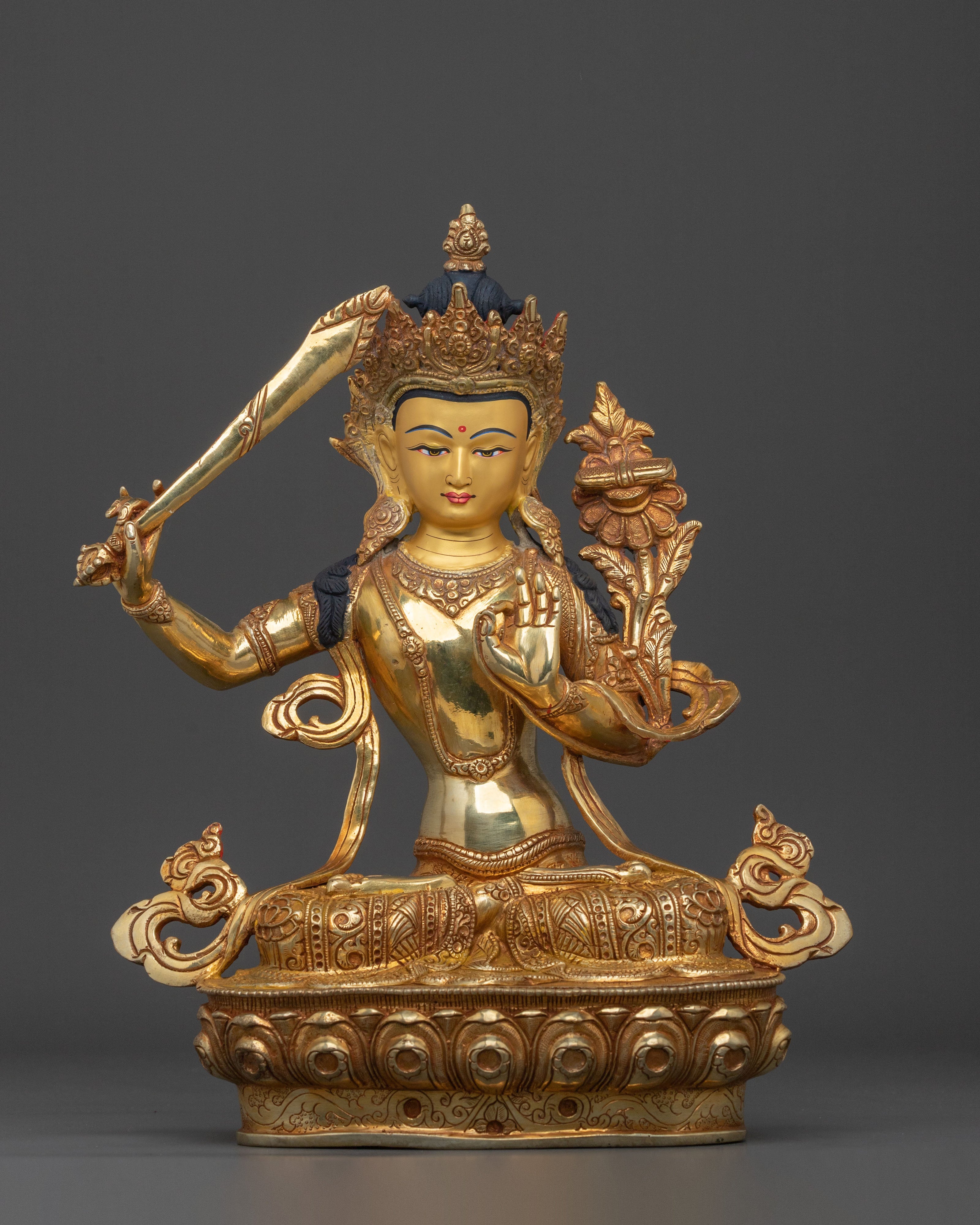 Manjushri statue
