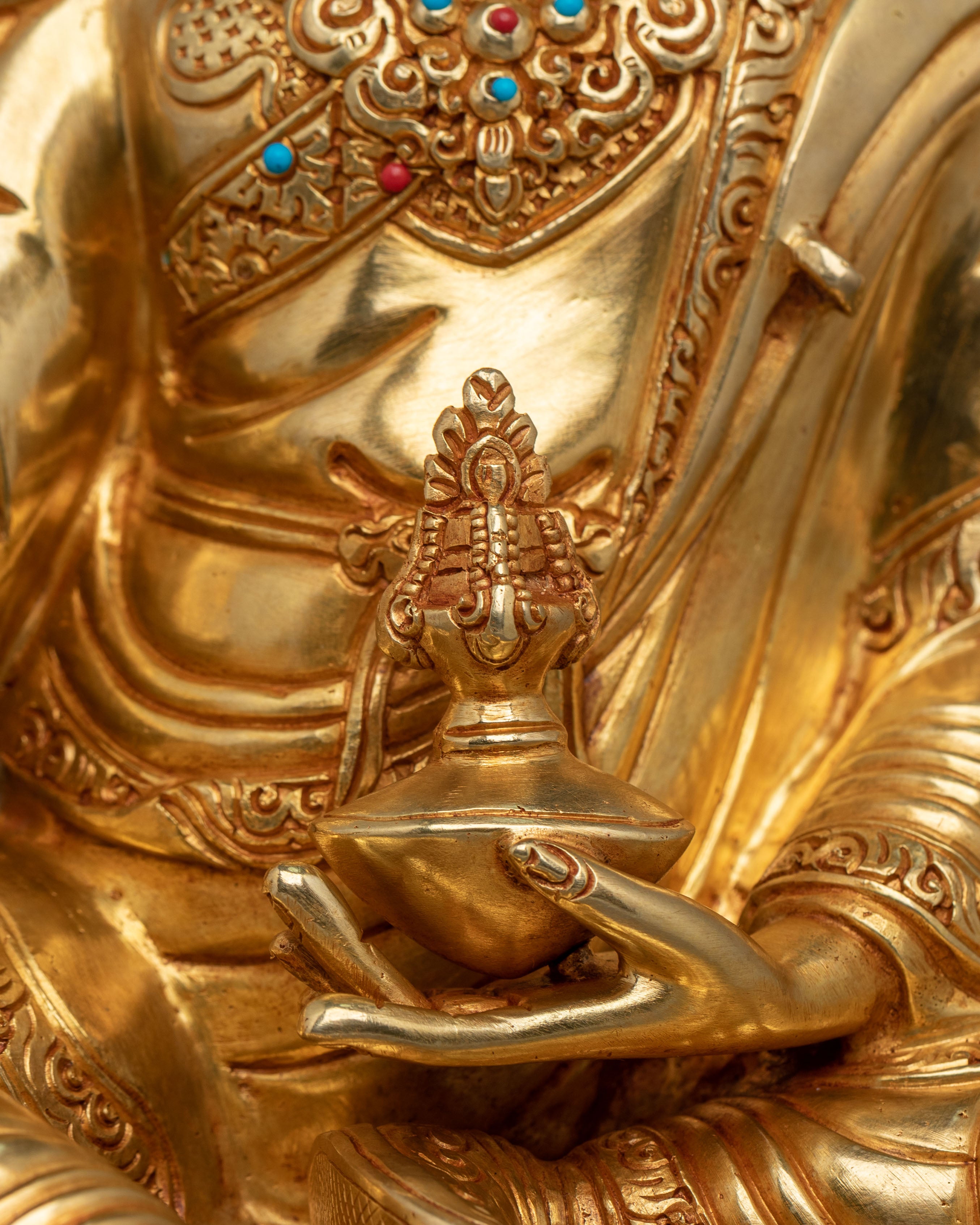 Tibetan Buddhist Guru Rinpoche Statue | | Tibetan Buddhist Master