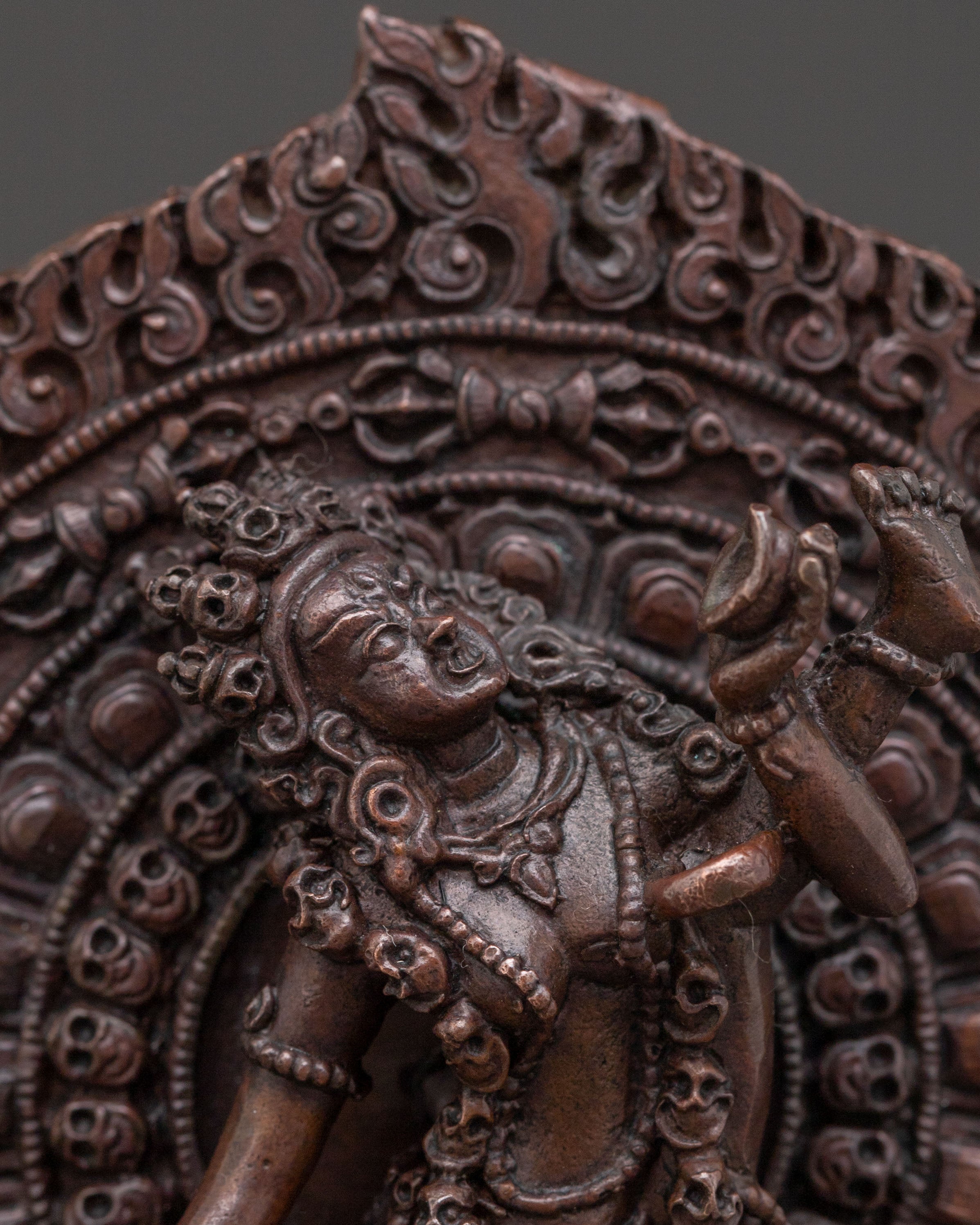 Vajrayogini Copper Statue: Fiery Wisdom Manifest