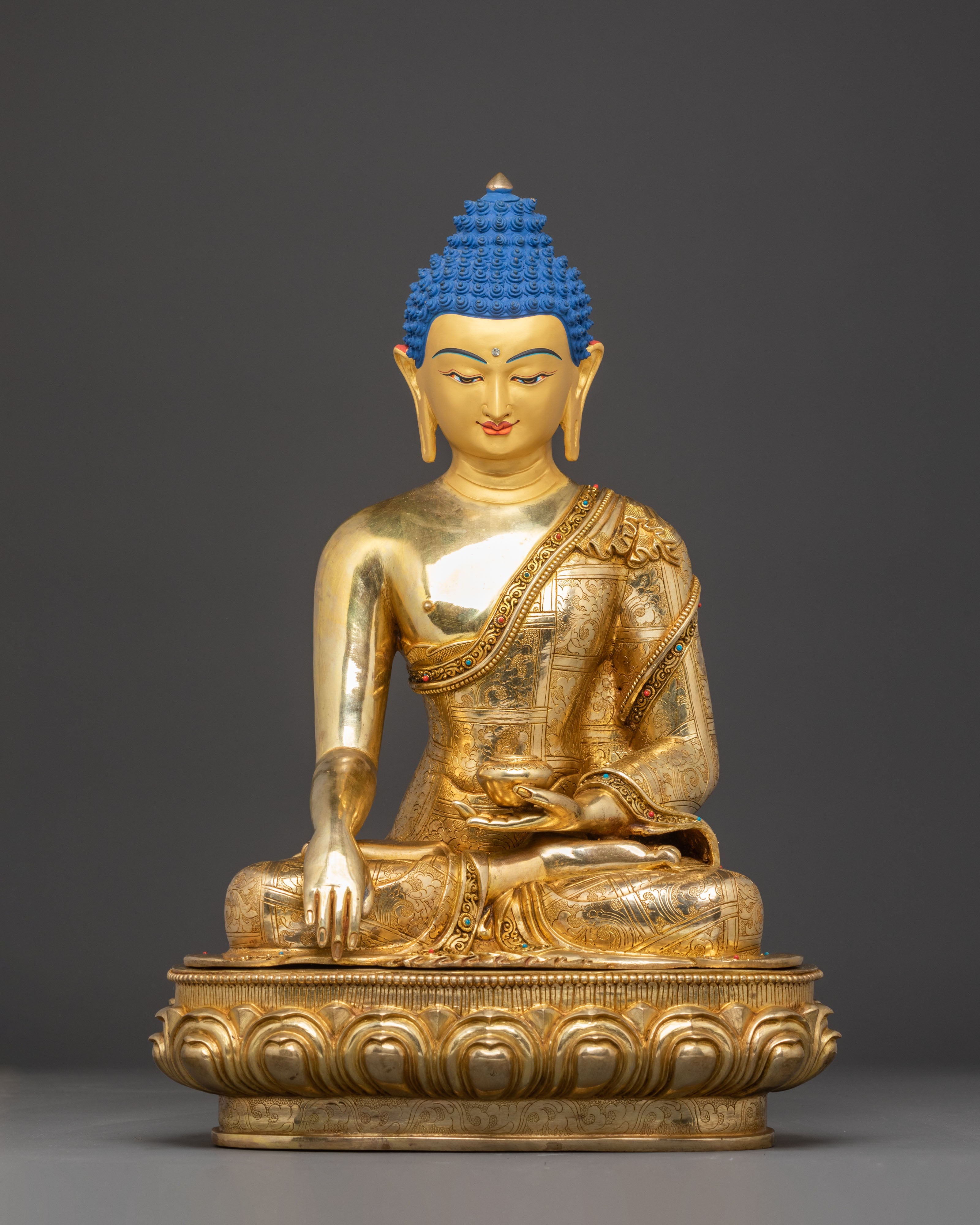 Handmade Shakyamuni Buddha Sculpture: Symbol of Wisdom